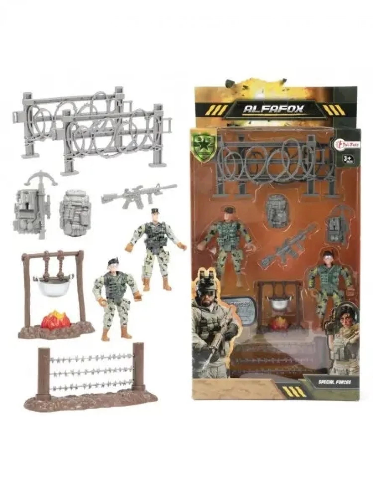 ALFAFOX VOJNI SET + PREPREKE