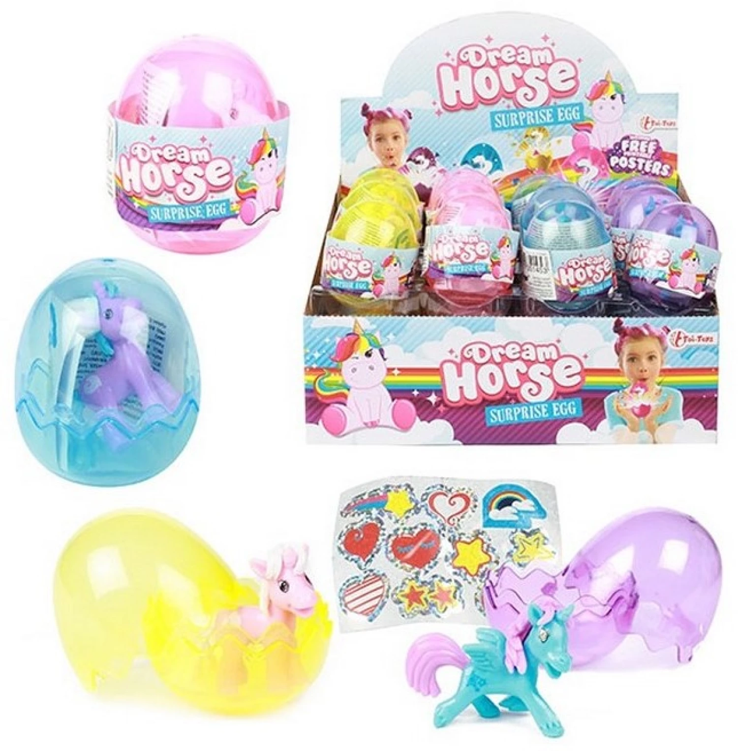 DREAM HORSE JEDNOROG SA STIKERIMA U JAJETU