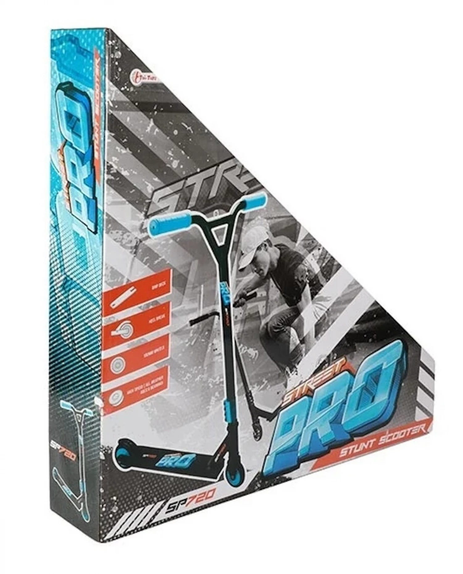 TROTINET STUNT SCOOTER PRO 2X100MM PU 2ASS