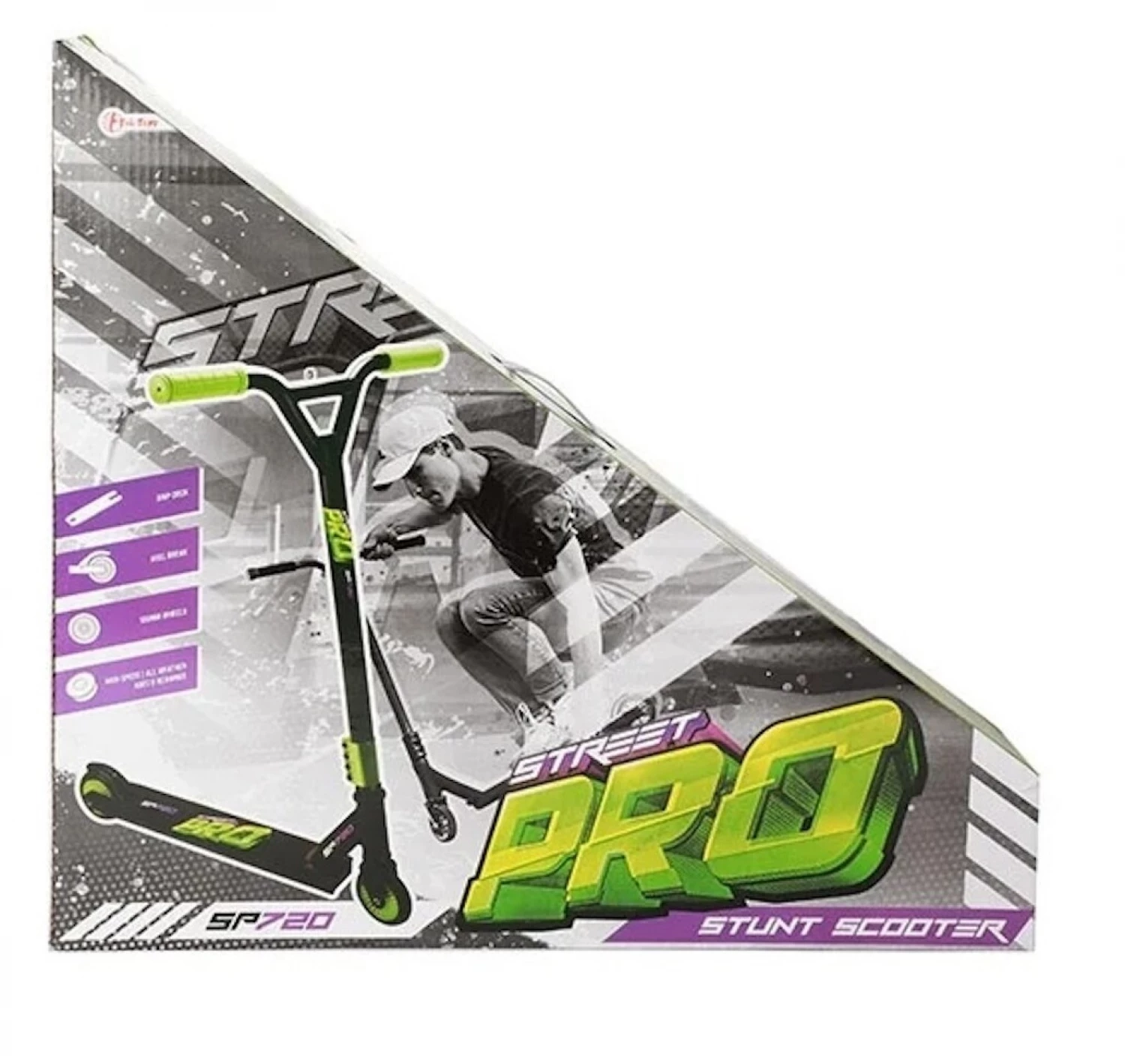 TROTINET STUNT SCOOTER PRO 2X100MM PU 2ASS