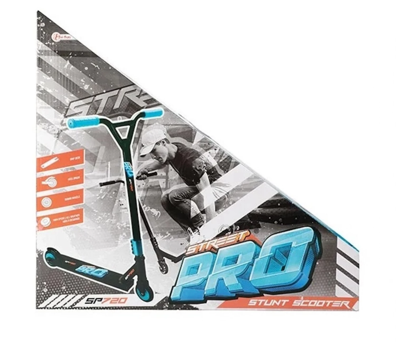 TROTINET STUNT SCOOTER PRO 2X100MM PU 2ASS