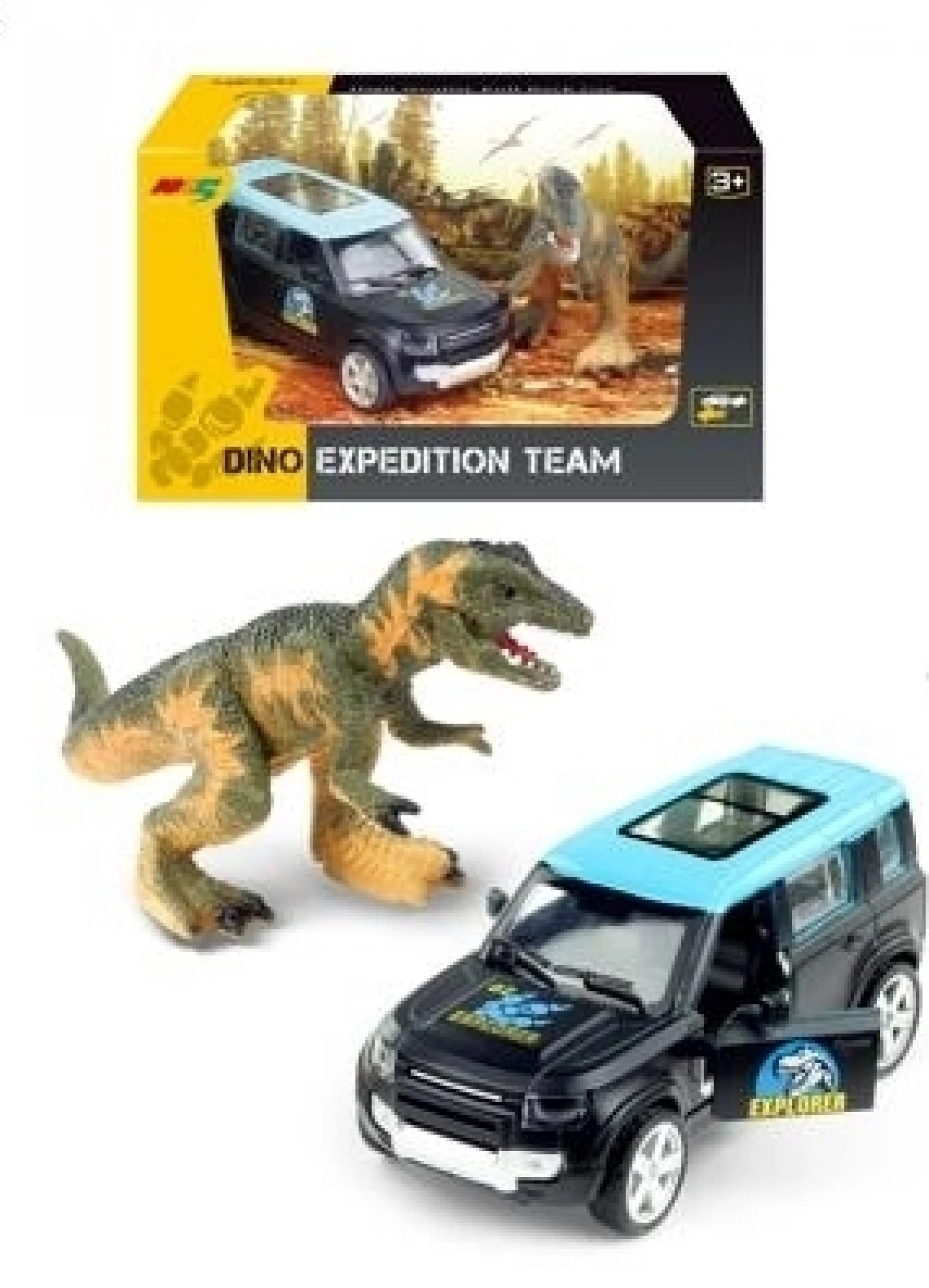 METALNI AUTIC SA DINOSAURUSOM DINO EXPEDITION TEAM 6843-2D