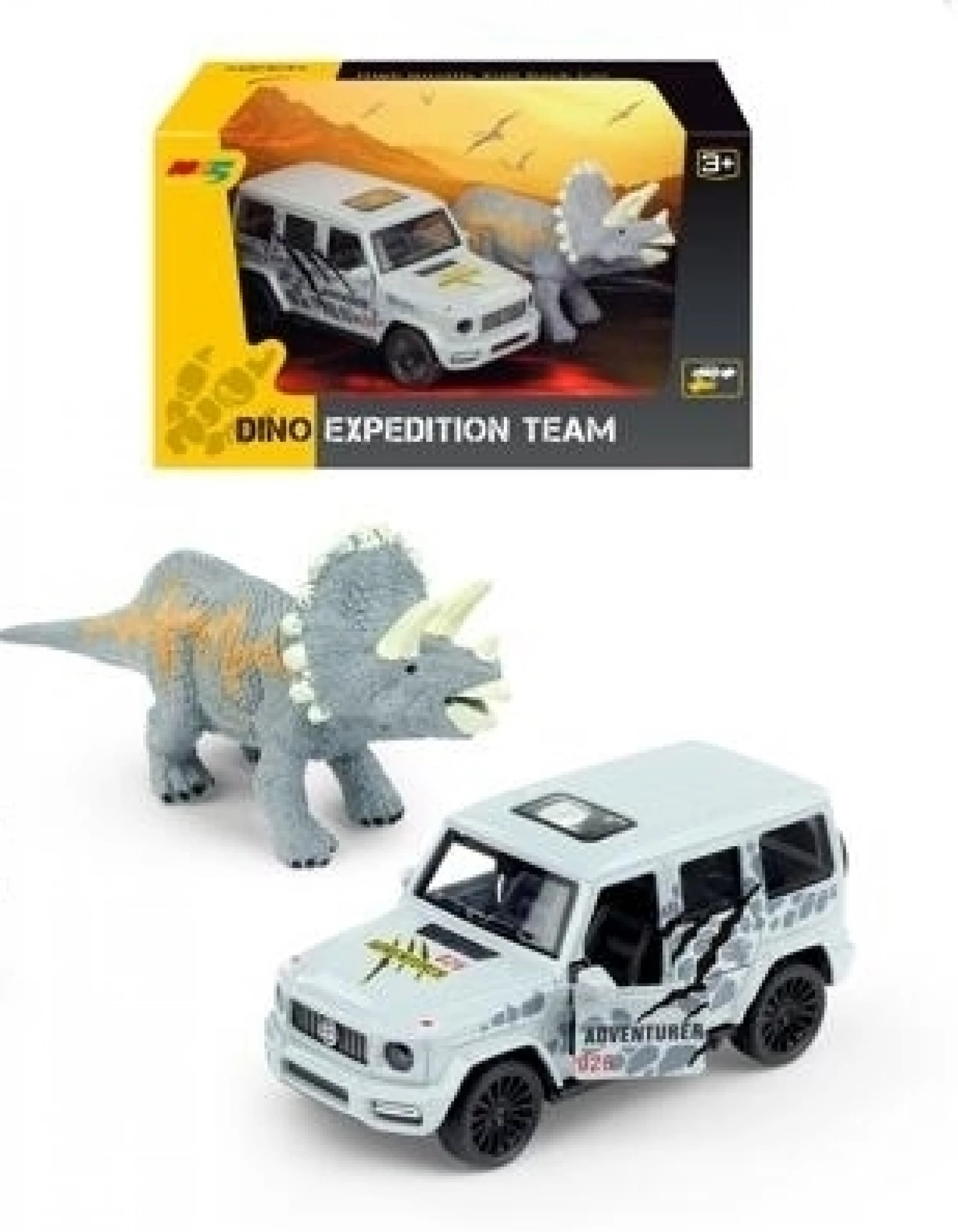 METALNI AUTIC SA DINOSAURUSOM DINO EXPEDITION TEAM 6843-2D