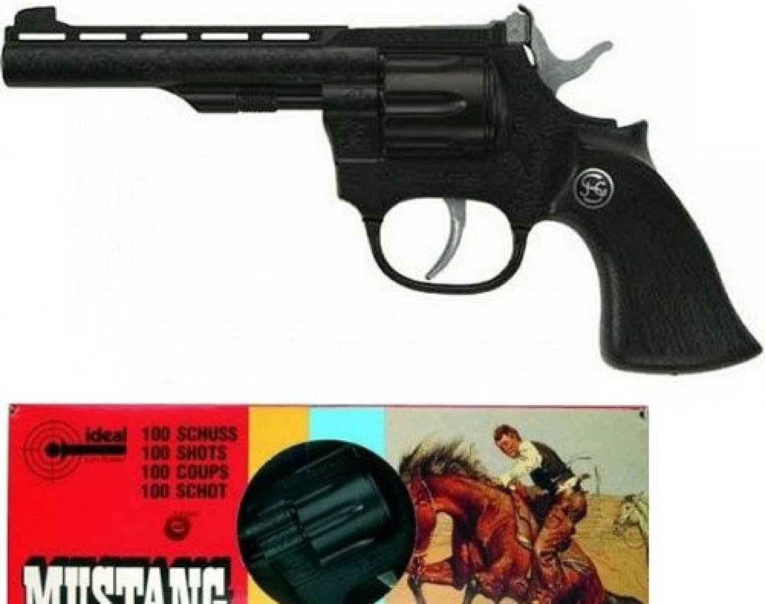 IDEAL MUSTANG PISTOLJ 19CM