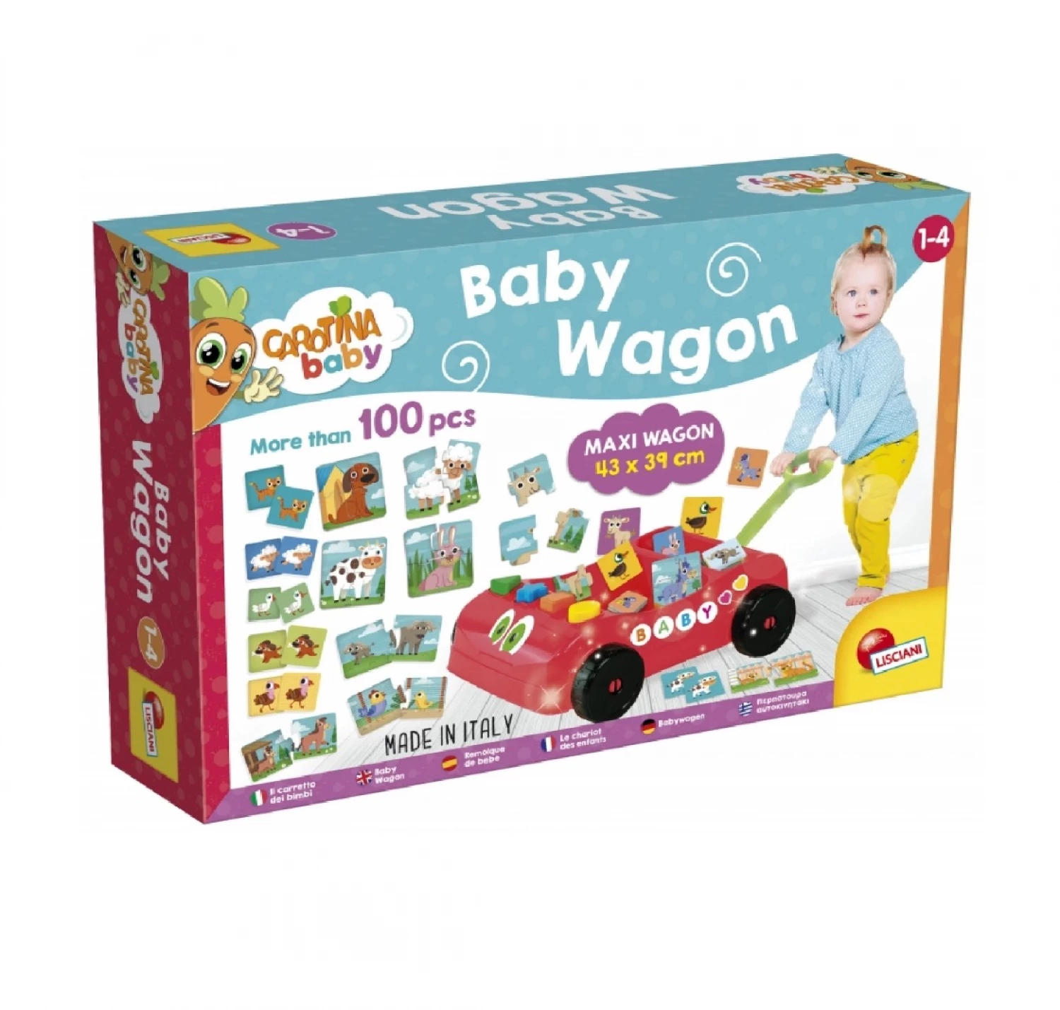 LISCIANI CAROTINA EDUKATIVNO VOZILO BABY WAGON