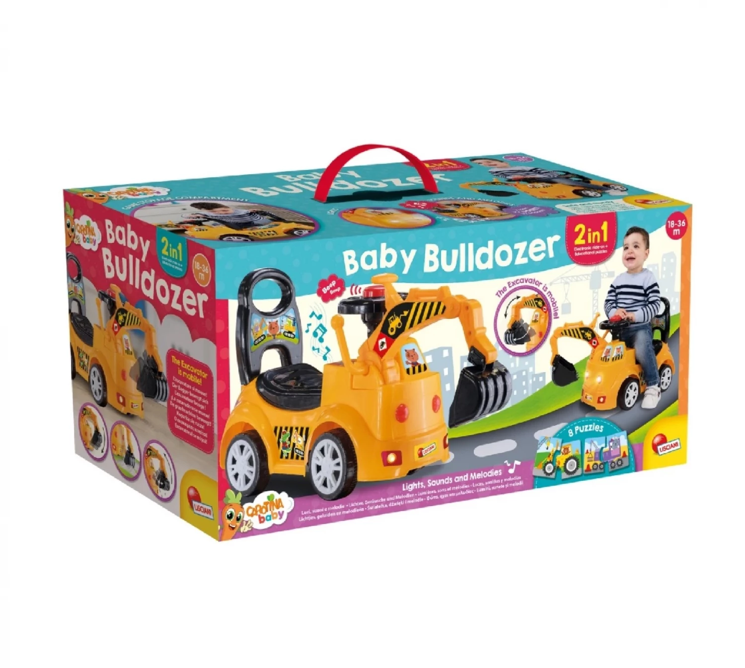 CAROTINA BABY RIDE ON BAGER 2U1 LISCIANI