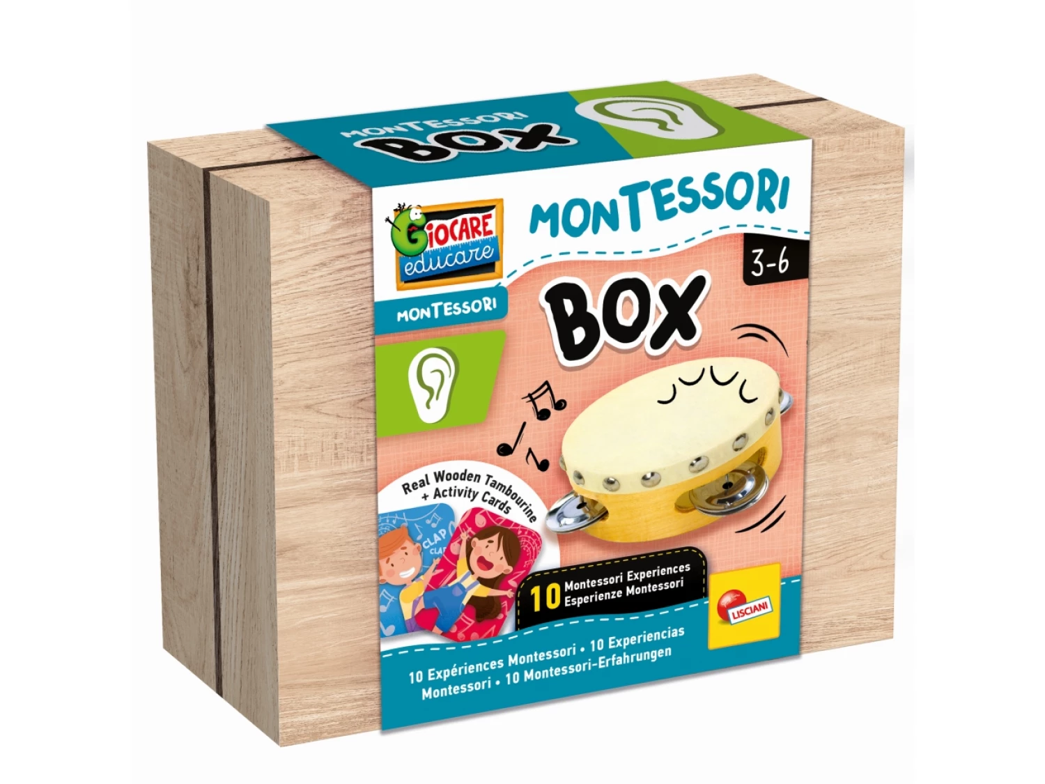 MONTESORI KUTIJA CULO SLUHA LISCIANI