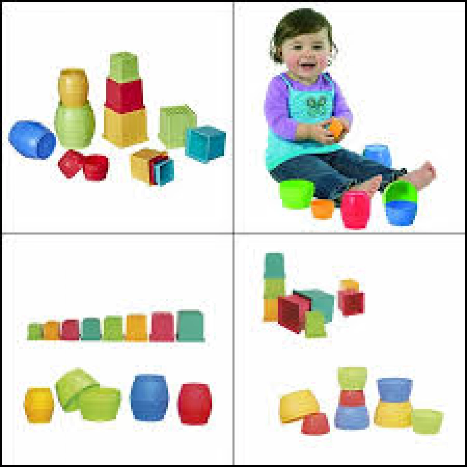 PLAYSKOOL STACK AND NEST EDUKATIVNA IGRA ZA NAJMLADJE HASBRO