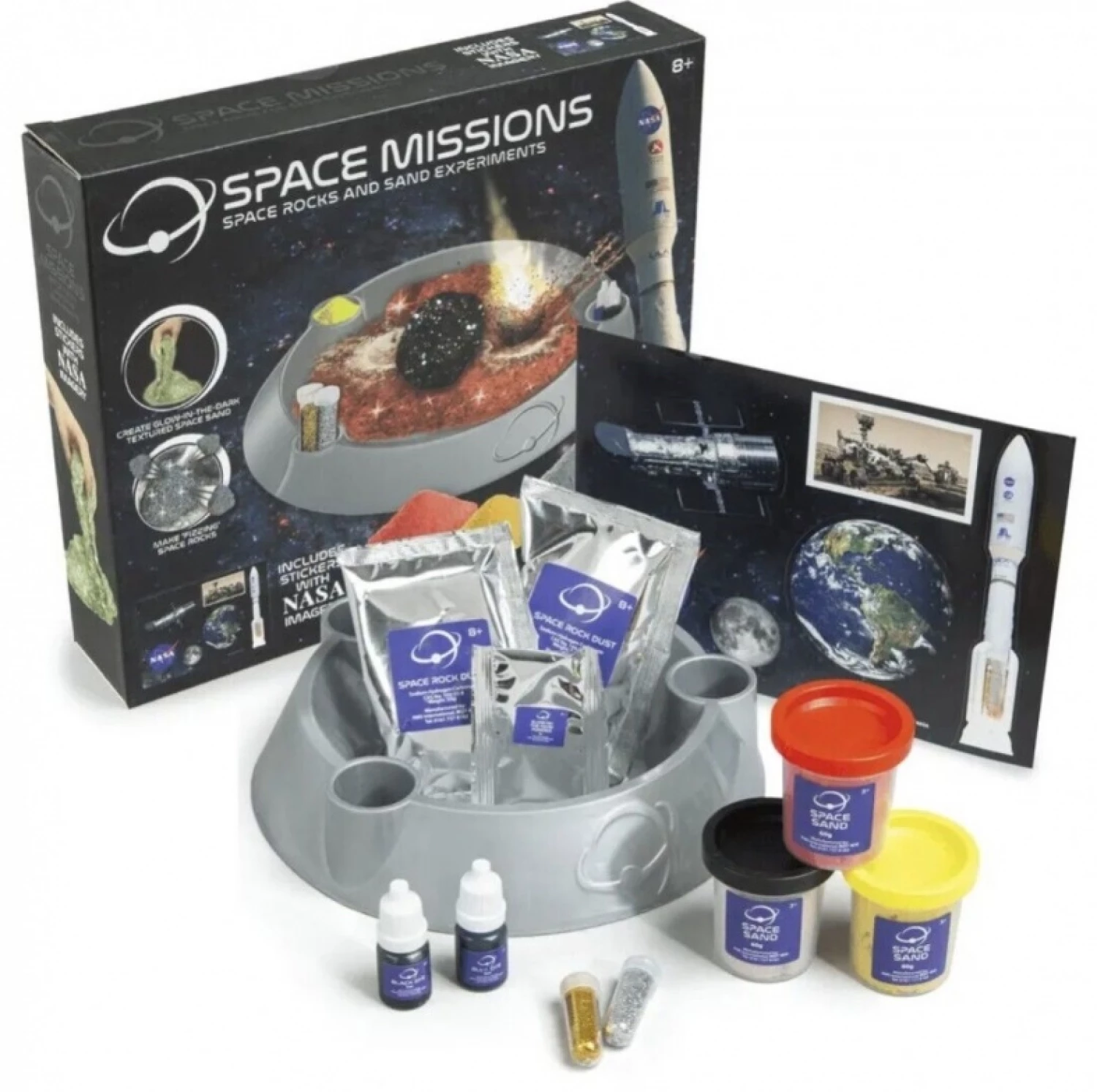 NASA SPACE MISSIONS KREATIVNI SET SVEMIRSKO KAMENJE I SETLECI PESAK