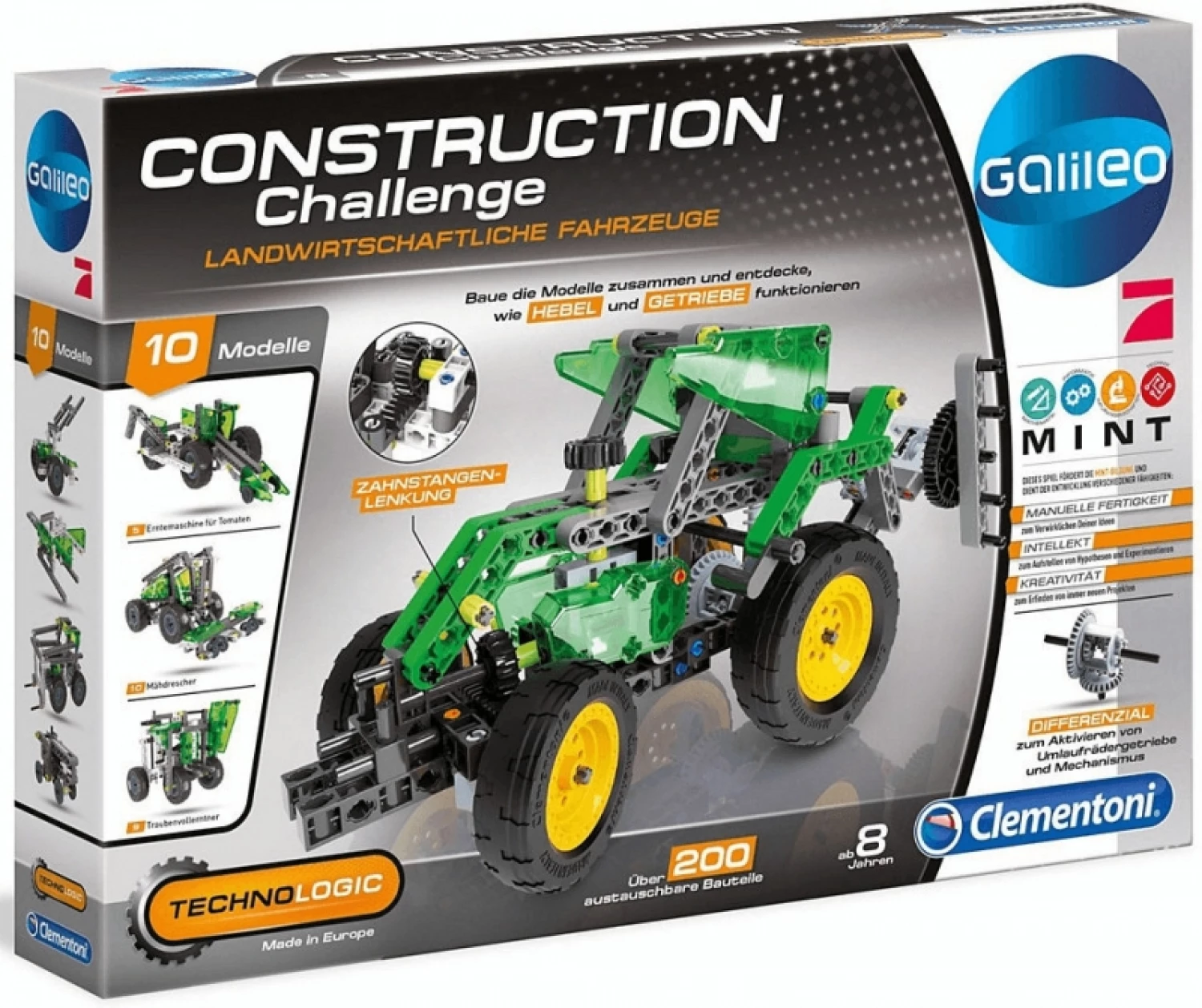 CLEMENTONI CONSTRUCTION CHALLENGE RADNA MASINA KREATIVNI SET