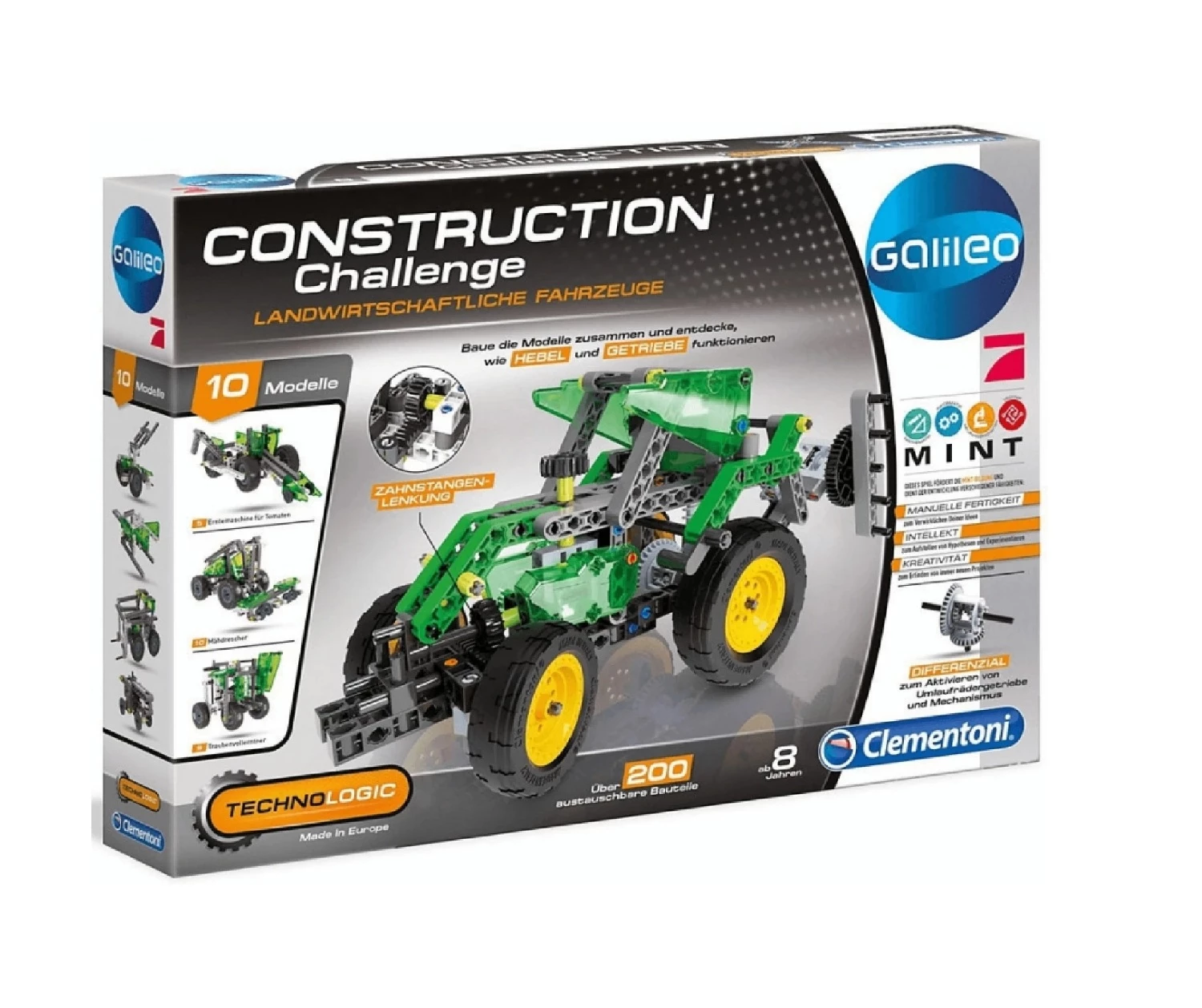 CLEMENTONI CONSTRUCTION CHALLENGE RADNA MASINA KREATIVNI SET