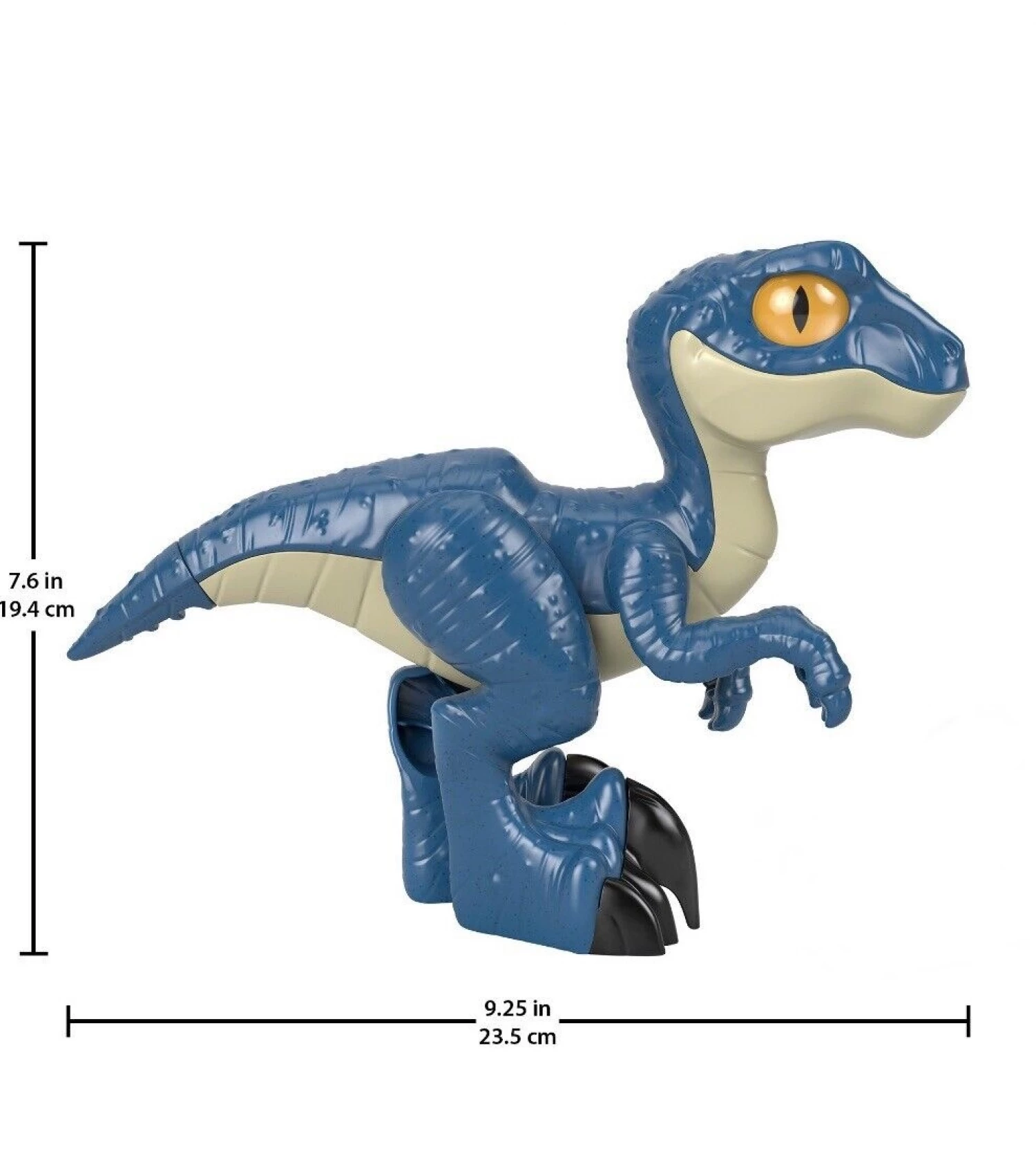 JURASSIC WORLD  CAMP CREATACEOUS  IMAGINEXT  XL DINO RAPTOR MATTEL