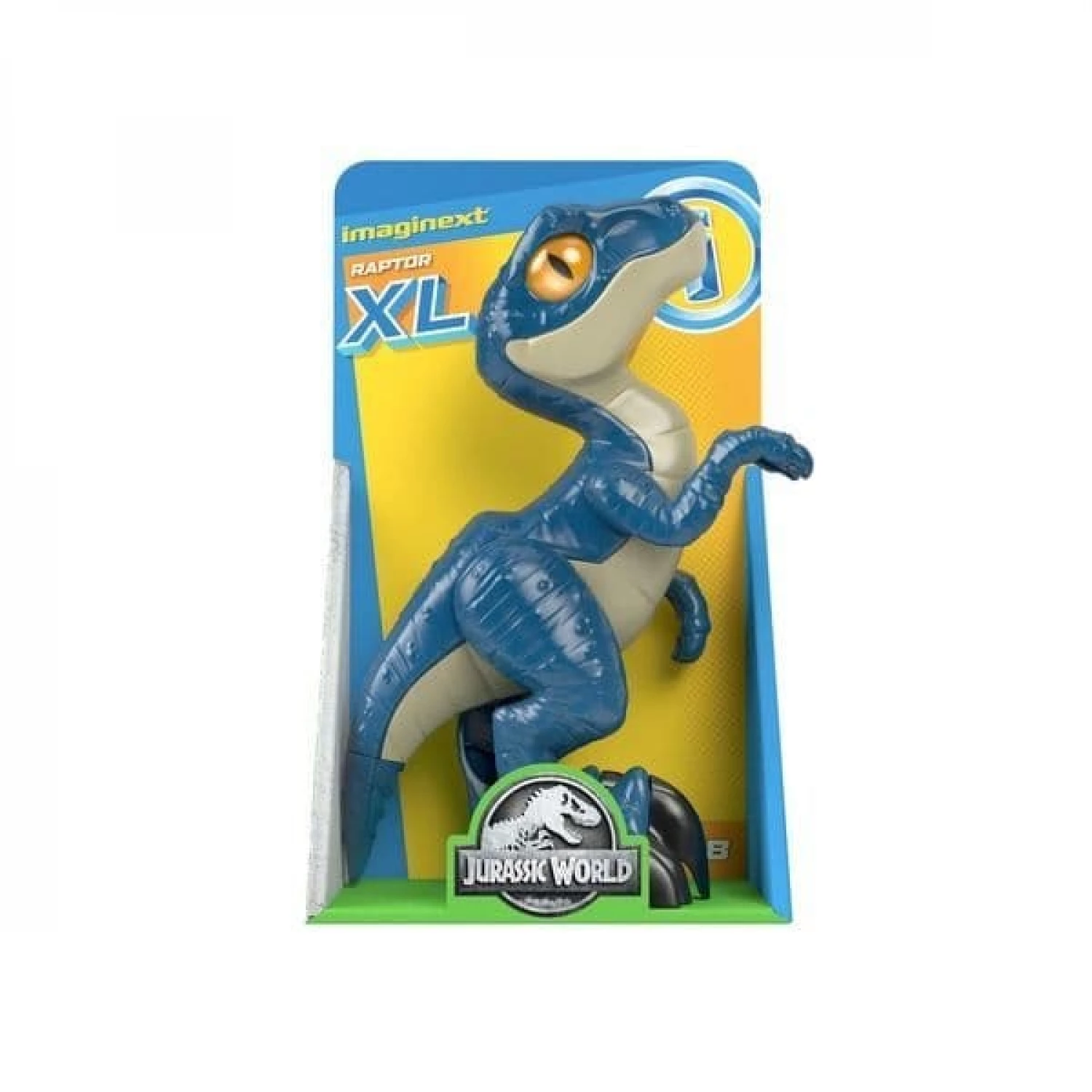 JURASSIC WORLD  CAMP CREATACEOUS  IMAGINEXT  XL DINO RAPTOR MATTEL