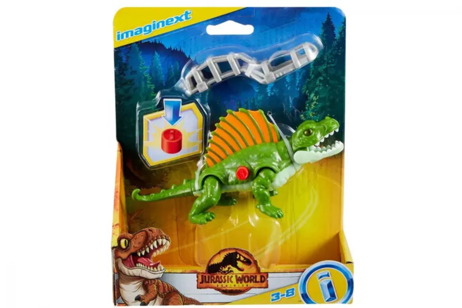 JURASSIC WORLD  CAMP CREATACEOUS  IMAGINEXT  XL DINO MECHANIC 3ASS MATTEL