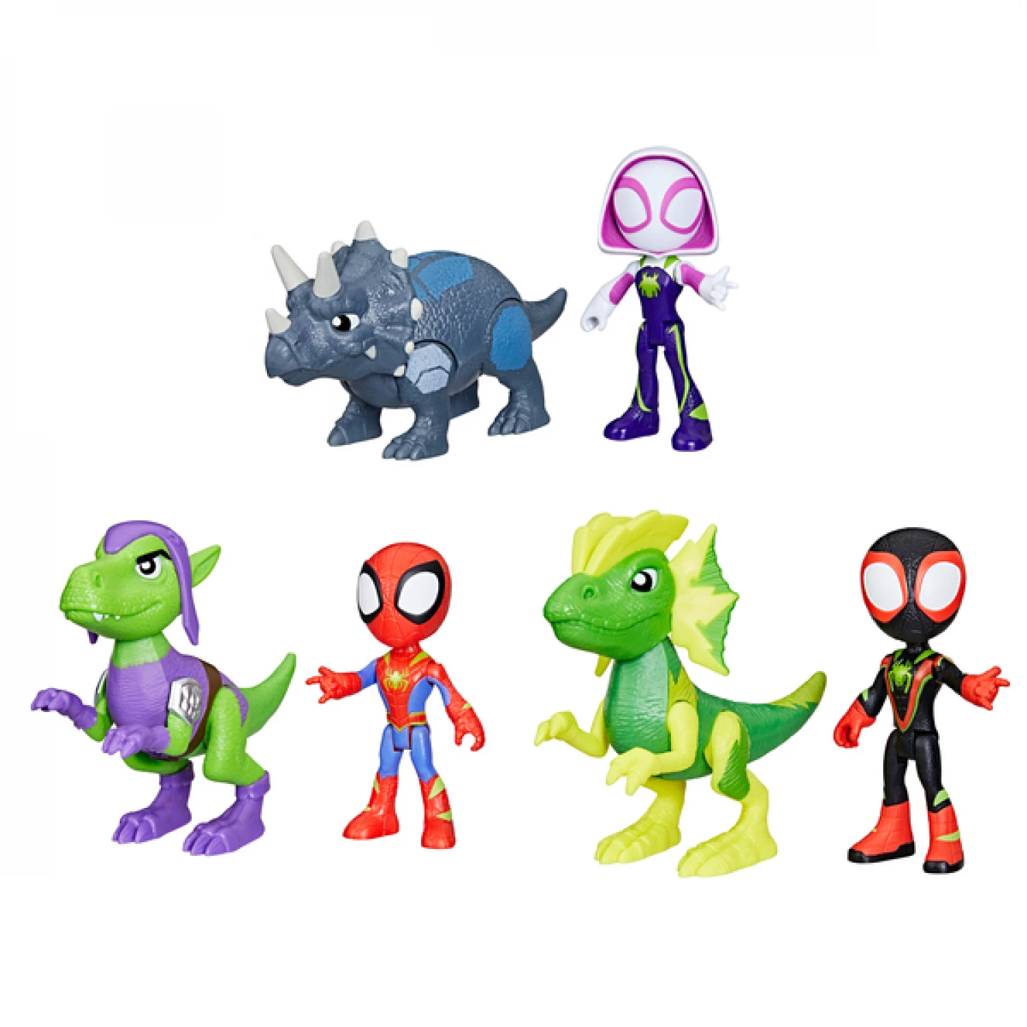 SPIDERMAN HERO DINO WEBS FIG AST