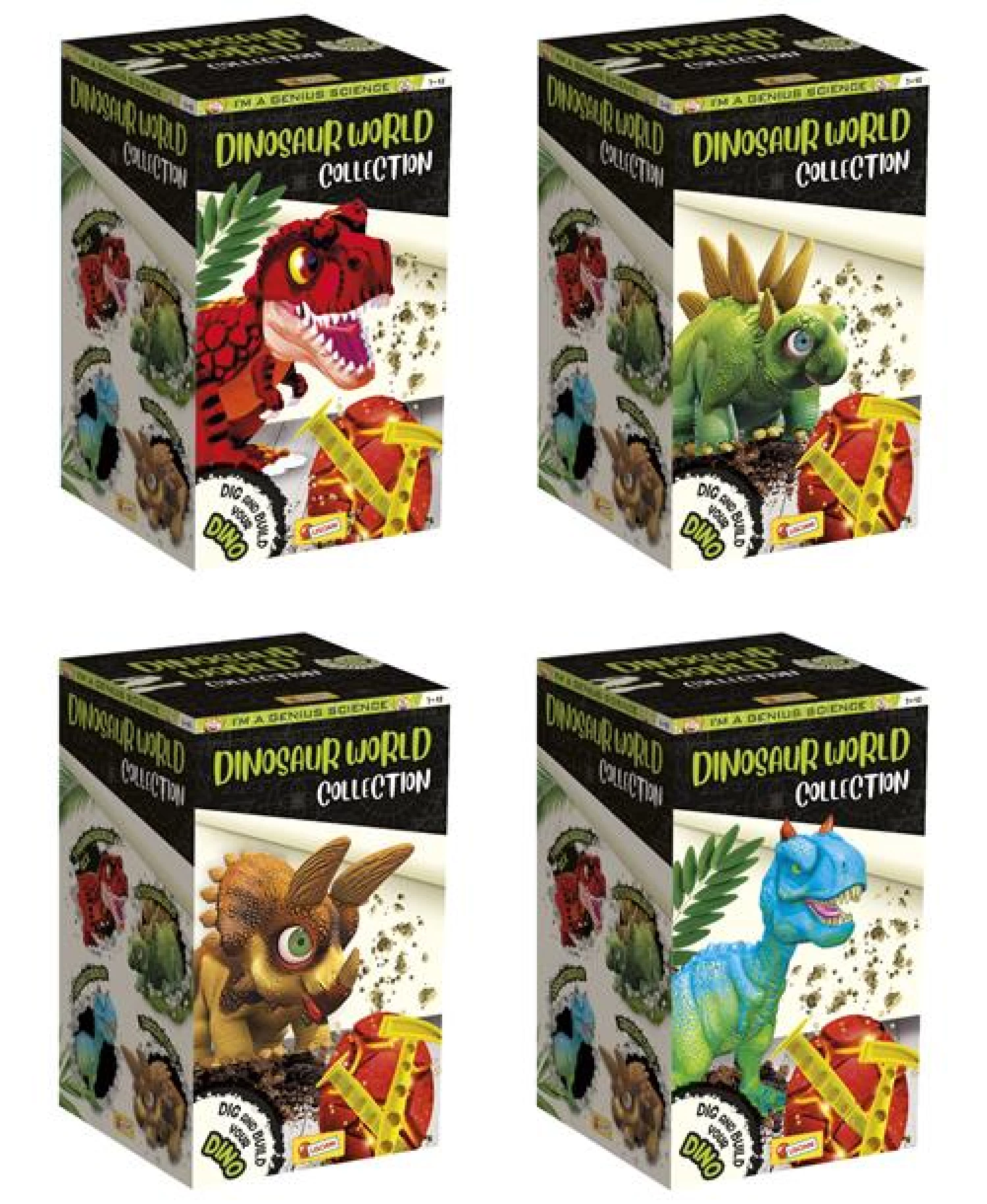 MALI GENIJE EDUKATIVNA IGRA MOJA KOLEKCIJA DINOSAURUSA LISCIANI