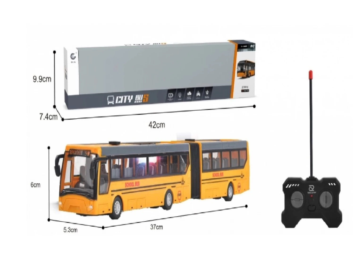 AUTOBUS RC 1:32 27MHz