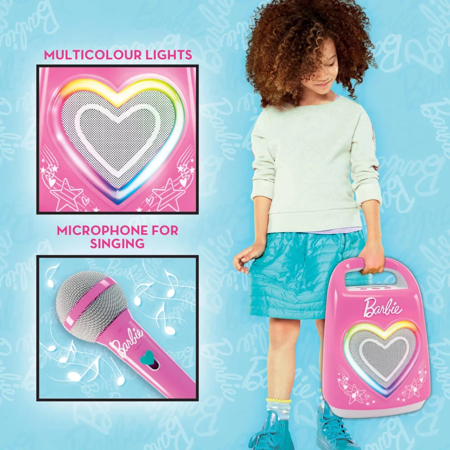 BARBIE SET KARAOKE PARTY MAKER LISCIANI
