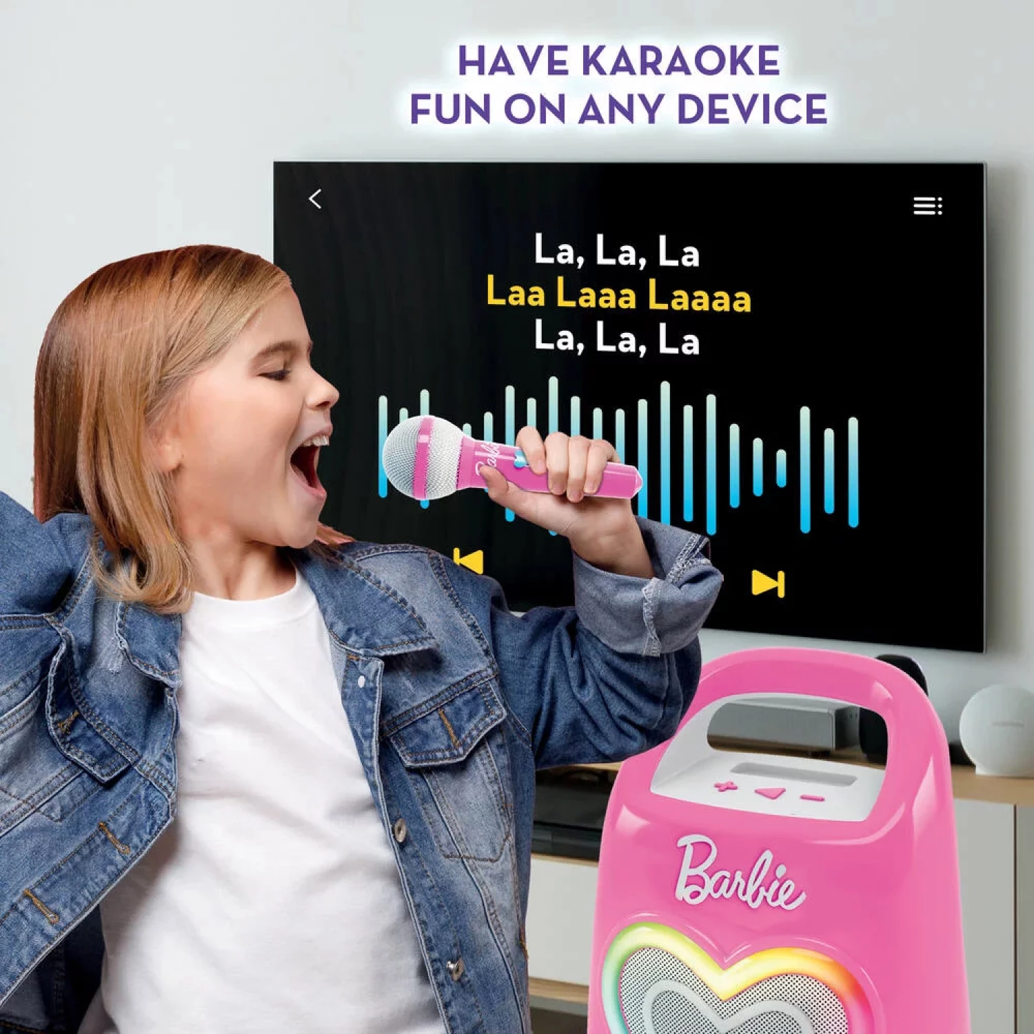 BARBIE SET KARAOKE PARTY MAKER LISCIANI