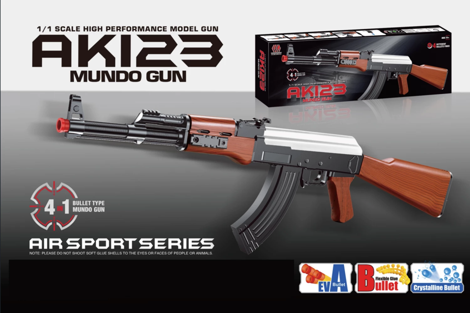 PUSKA AUTOMATSKA AK AIRSOFT 4 U 1