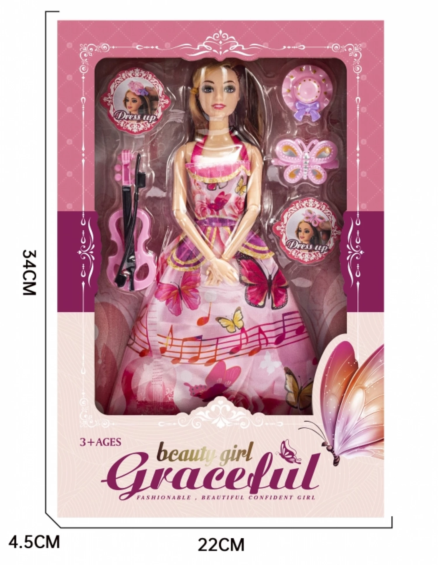 LUTKA JEWELRY MUZICARKA SA VIOLINOM