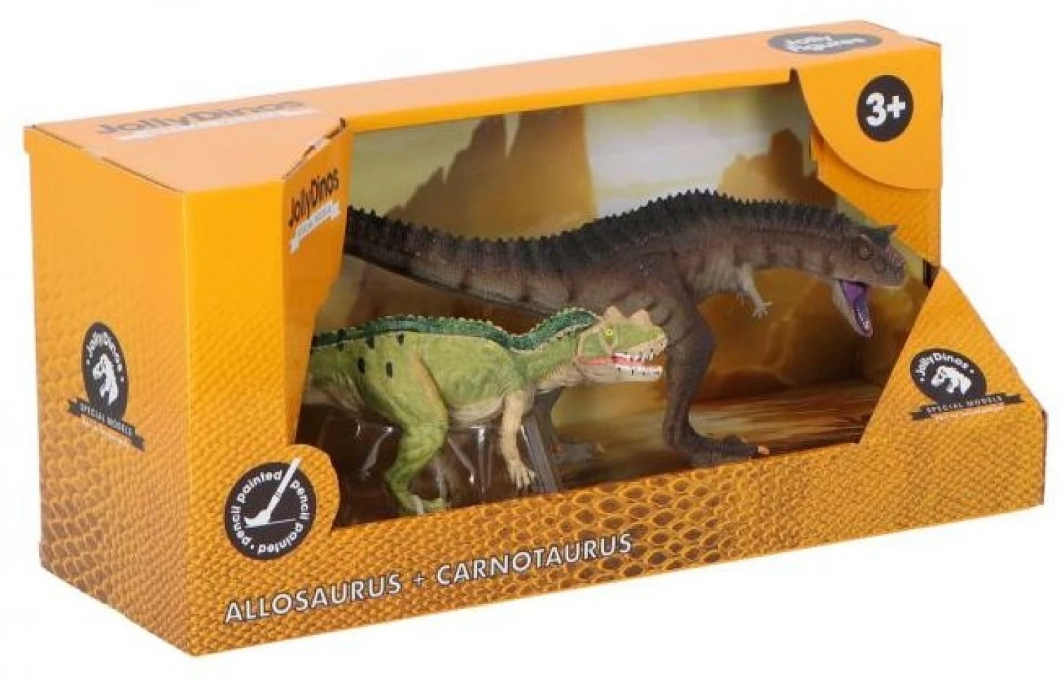 JOLLYDINO SET DIONSAURUS 2PCS CAMOTAURUS
