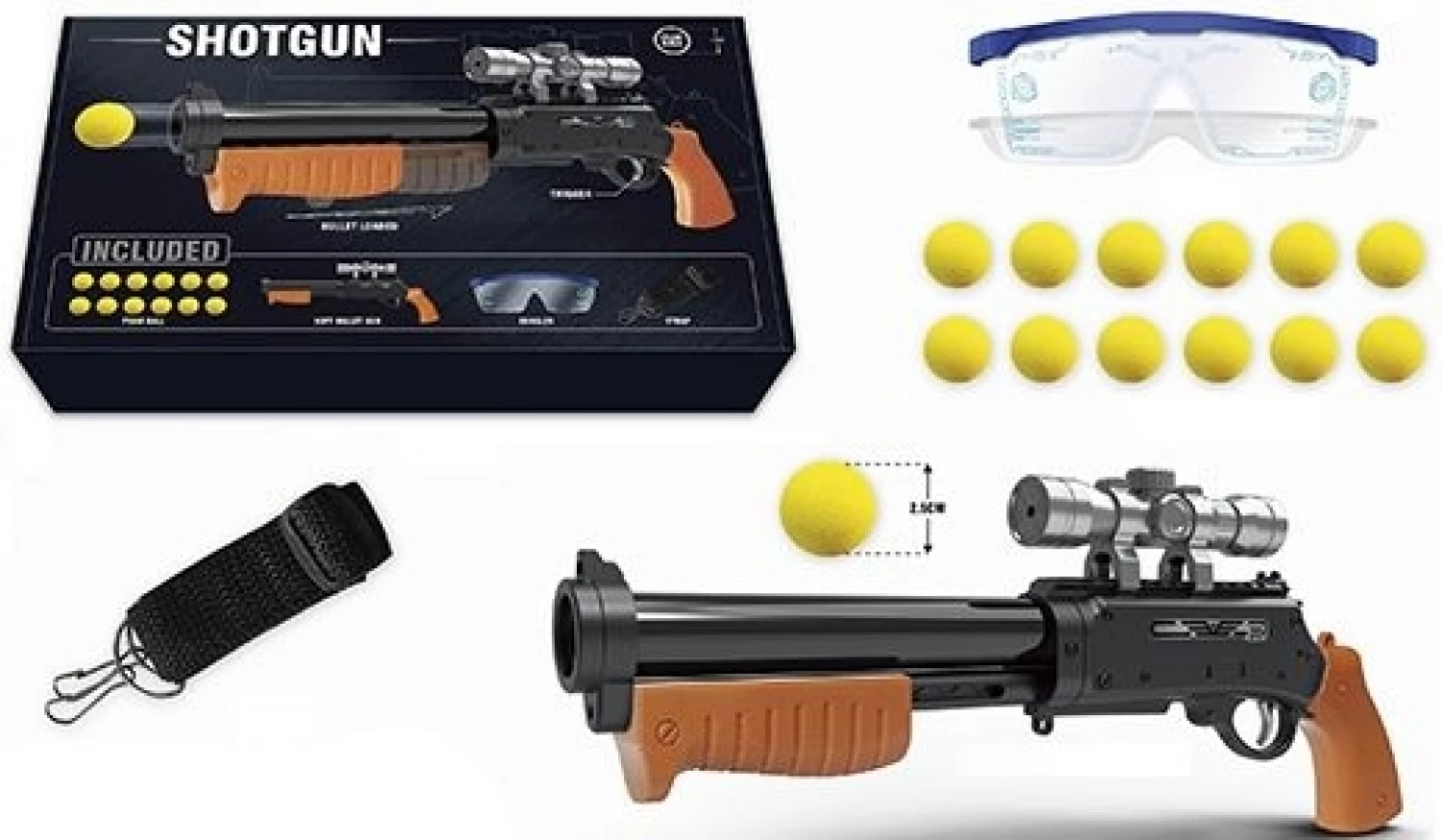 Puska Air Gun sa mekanim lopticama 19858A