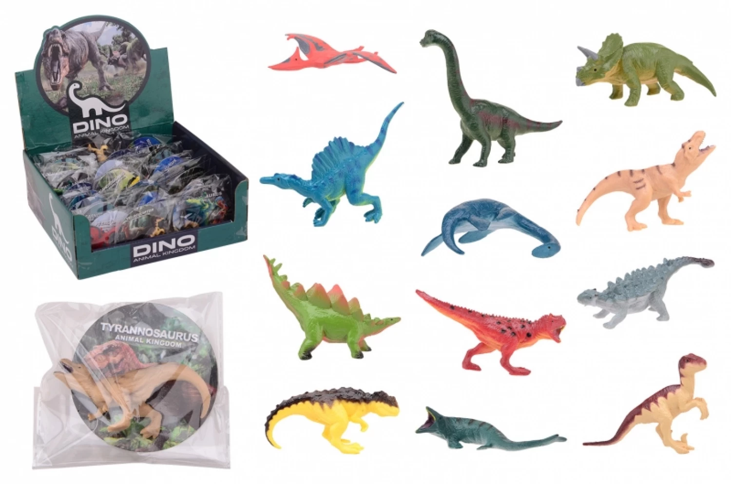 ANIMAL WORLD DINOSAURUS 12ASS (DISPLAY 144PCS)