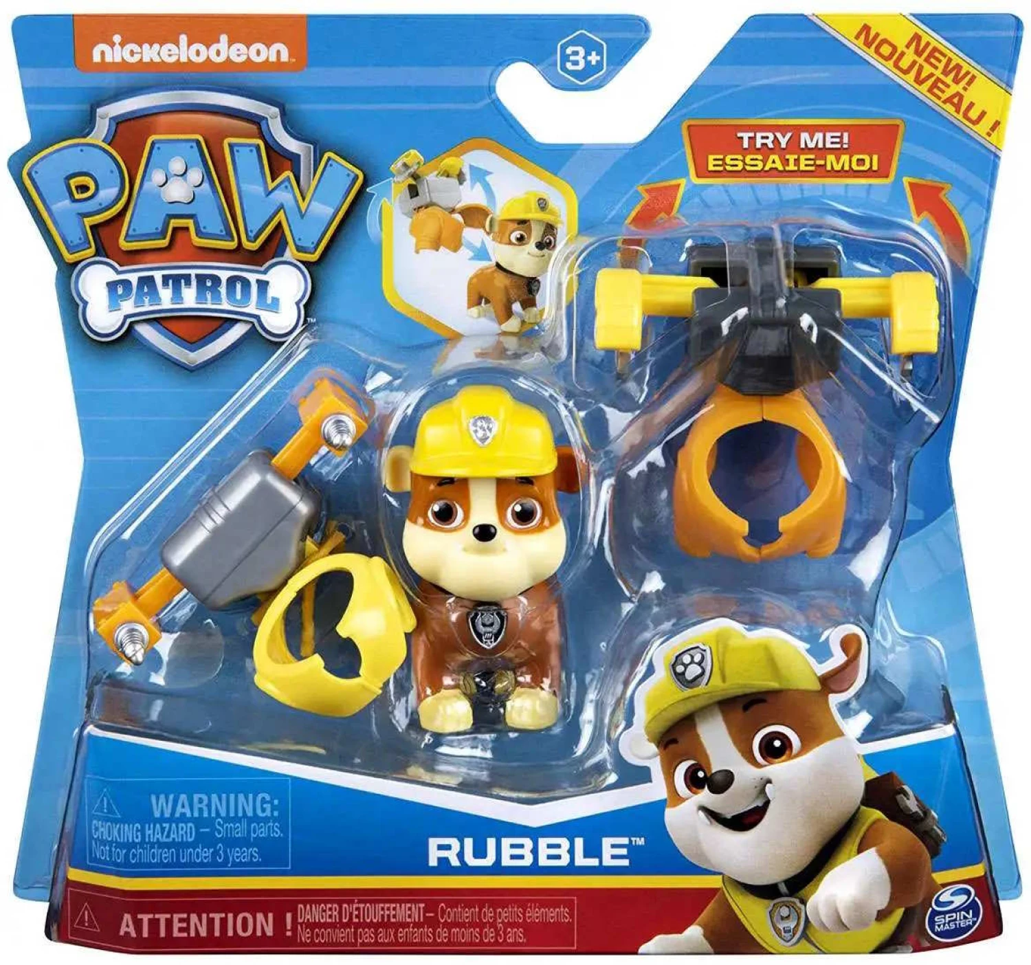 PAW PATROL FIGURA PACK PUP & BADGE