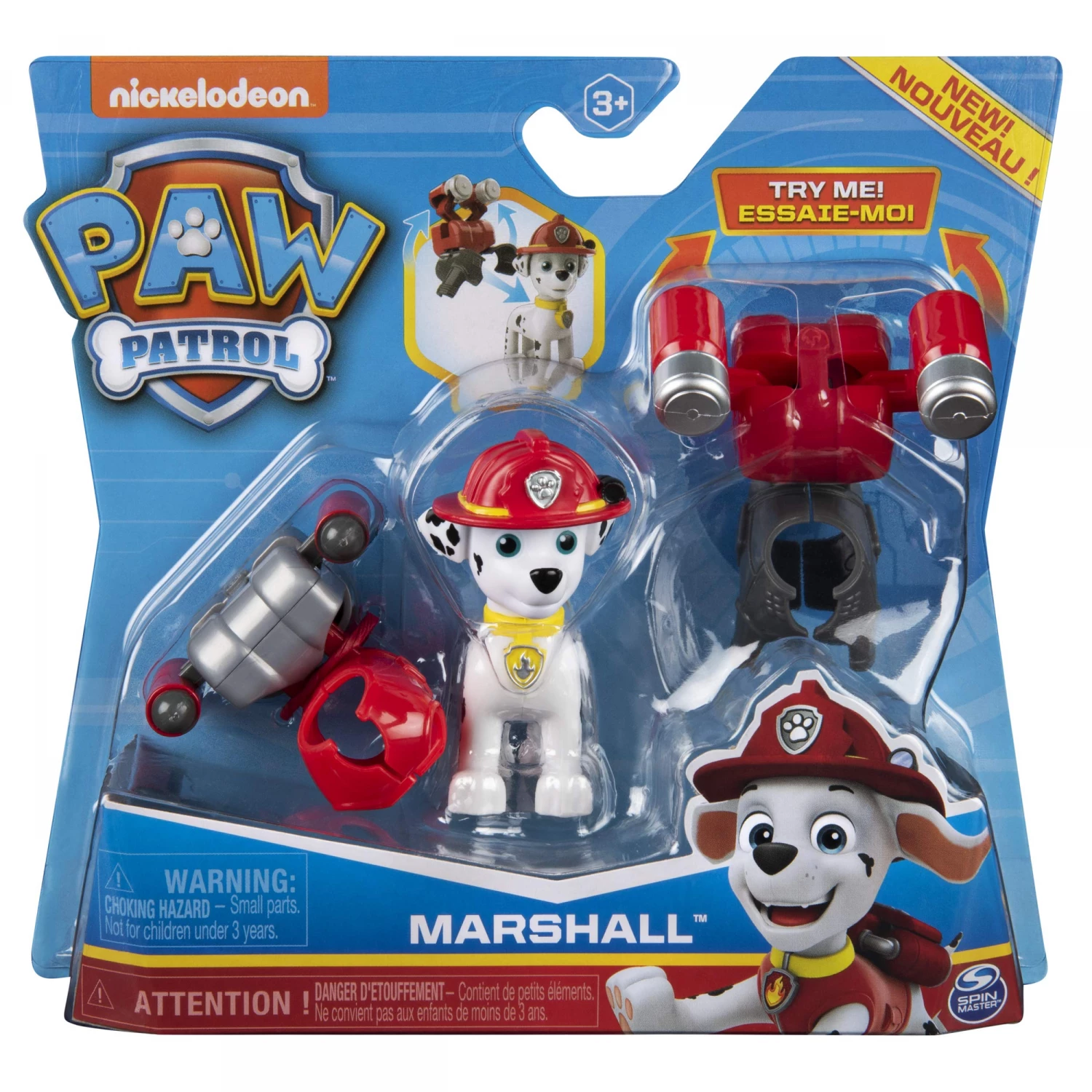 PAW PATROL FIGURA PACK PUP & BADGE
