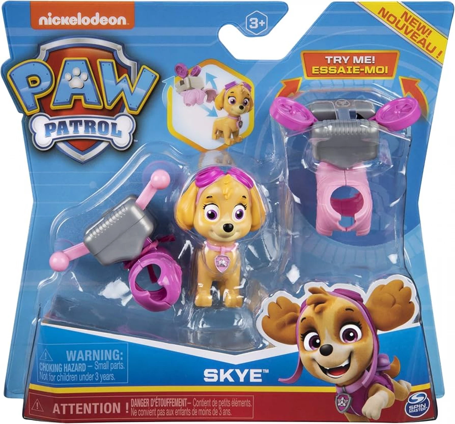 PAW PATROL FIGURA PACK PUP & BADGE
