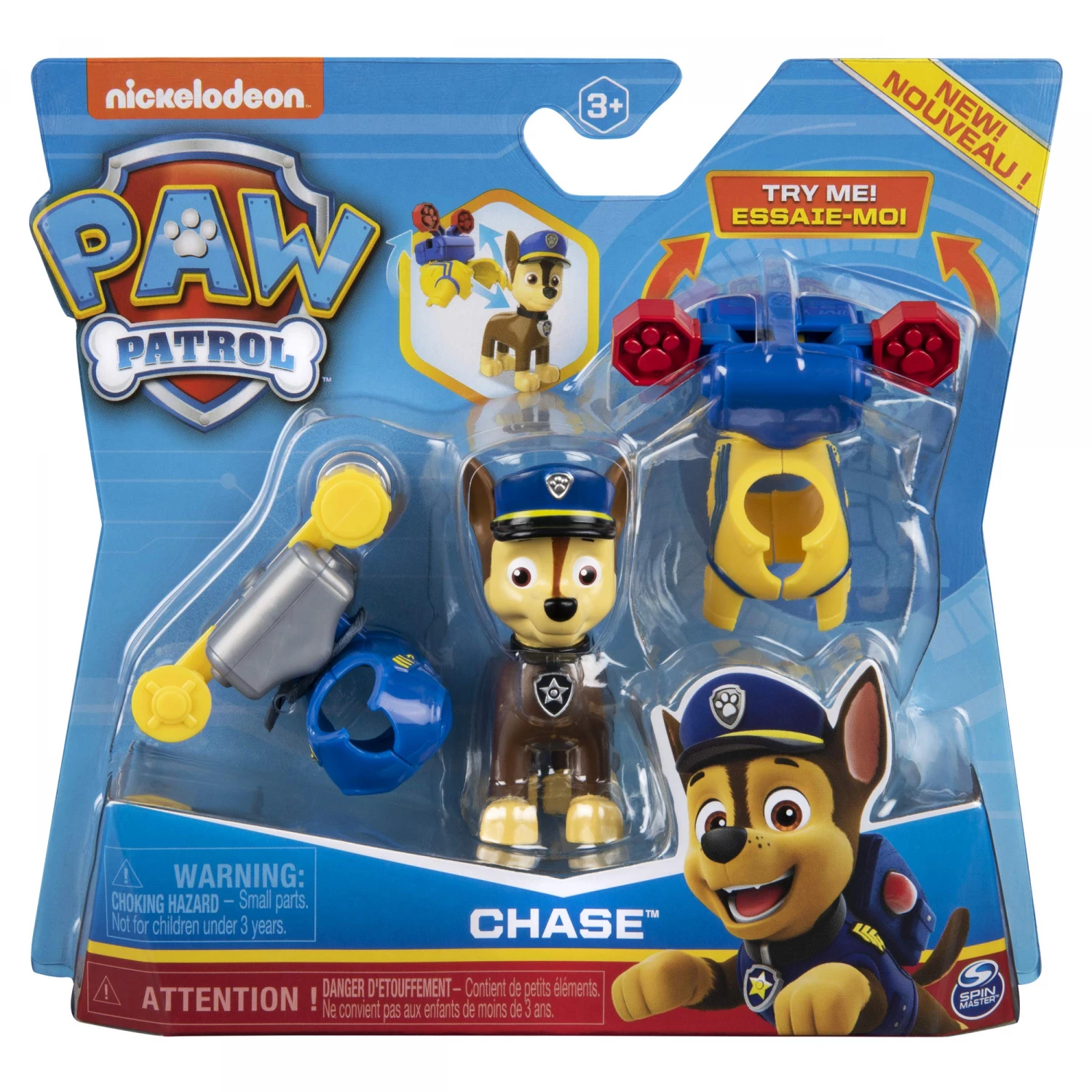 PAW PATROL FIGURA PACK PUP & BADGE