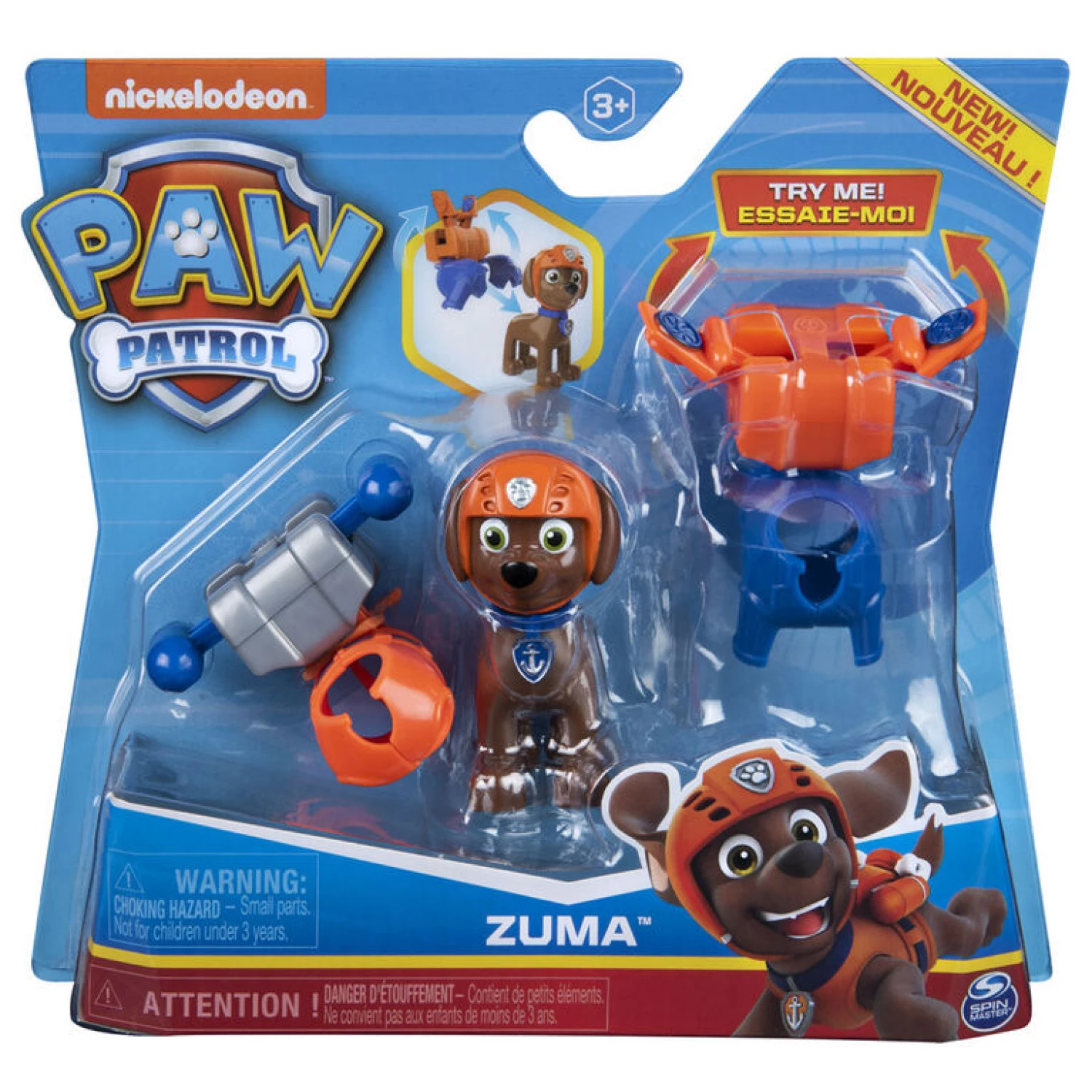 PAW PATROL FIGURA PACK PUP & BADGE