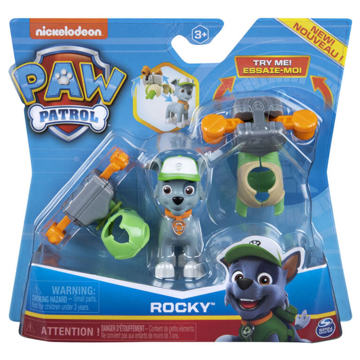 PAW PATROL FIGURA PACK PUP & BADGE