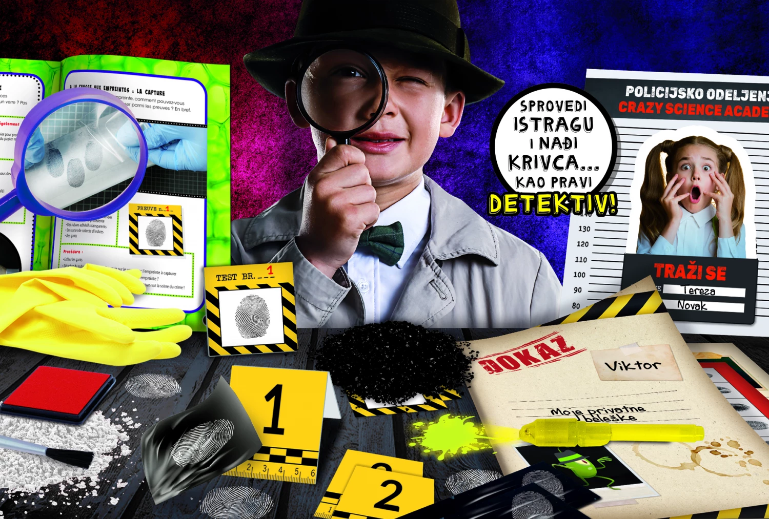 CRAZY SCIENCE EDUKATIVNI SET SR NAUKA O DETEKTIVIMA LISCIANI