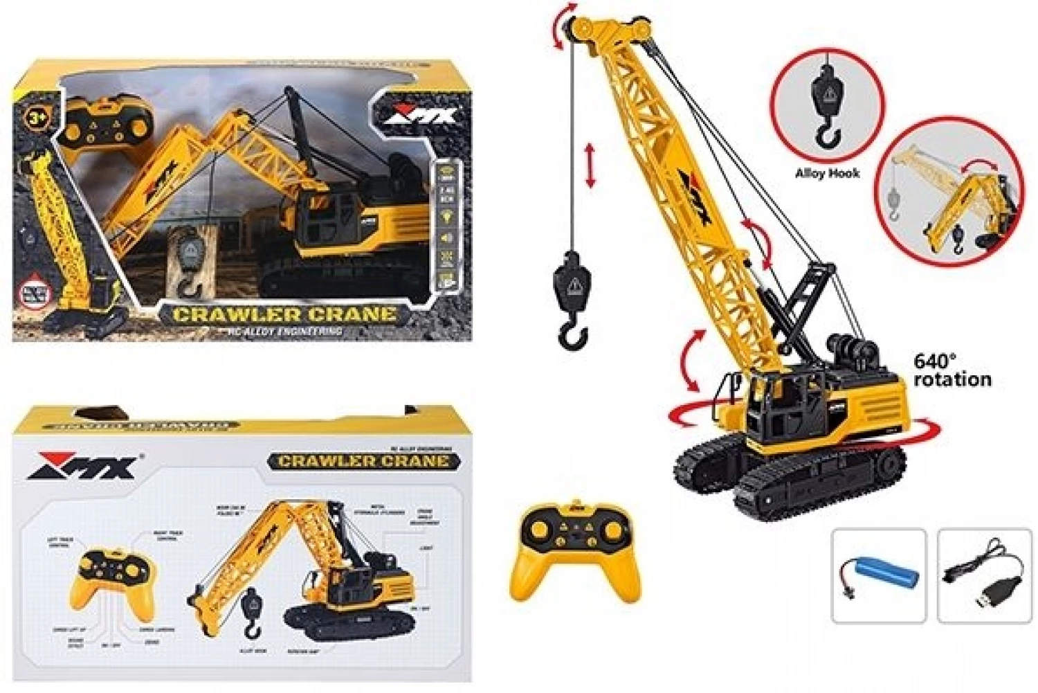 DIZALICA SA KRANOM R/C 2.4G 8CH