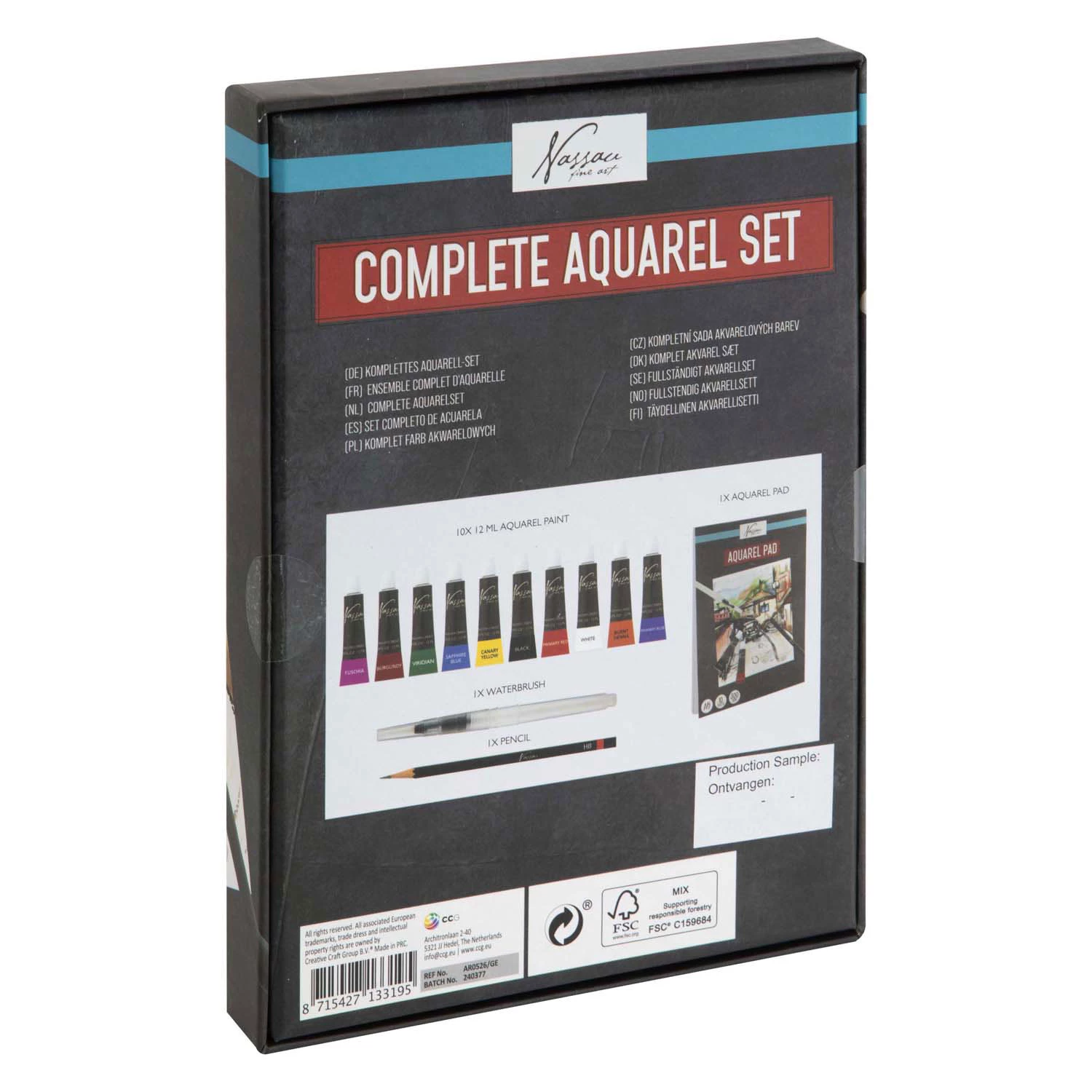 AKVAREL BOJE U KUTIJI 13PCS