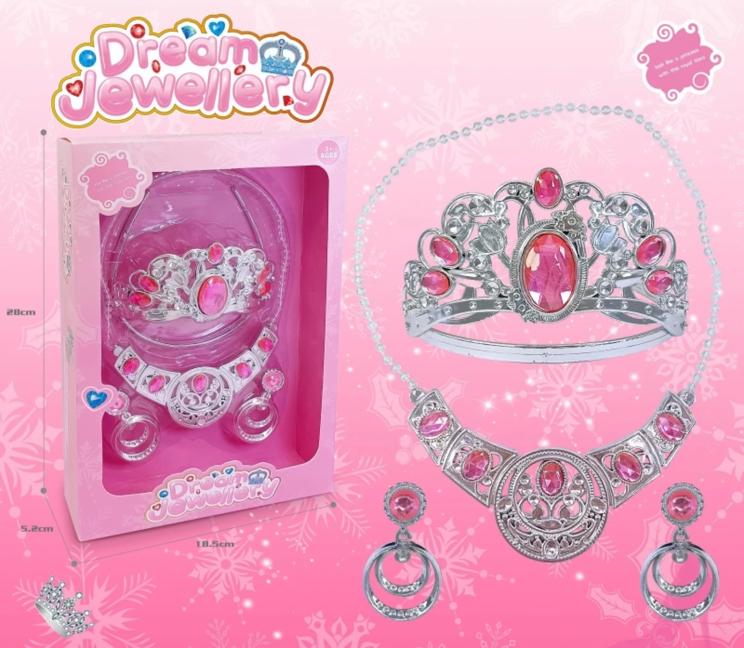 NAKIT SET KRUNA ROZE 1001D