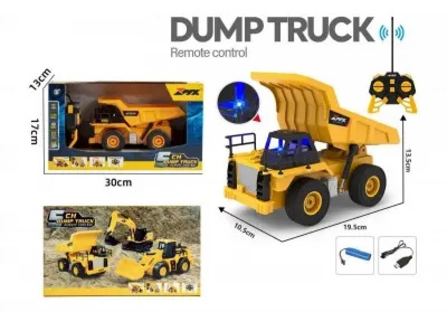 KAMION DUMPER R/C 1:24 40HZ 5CH