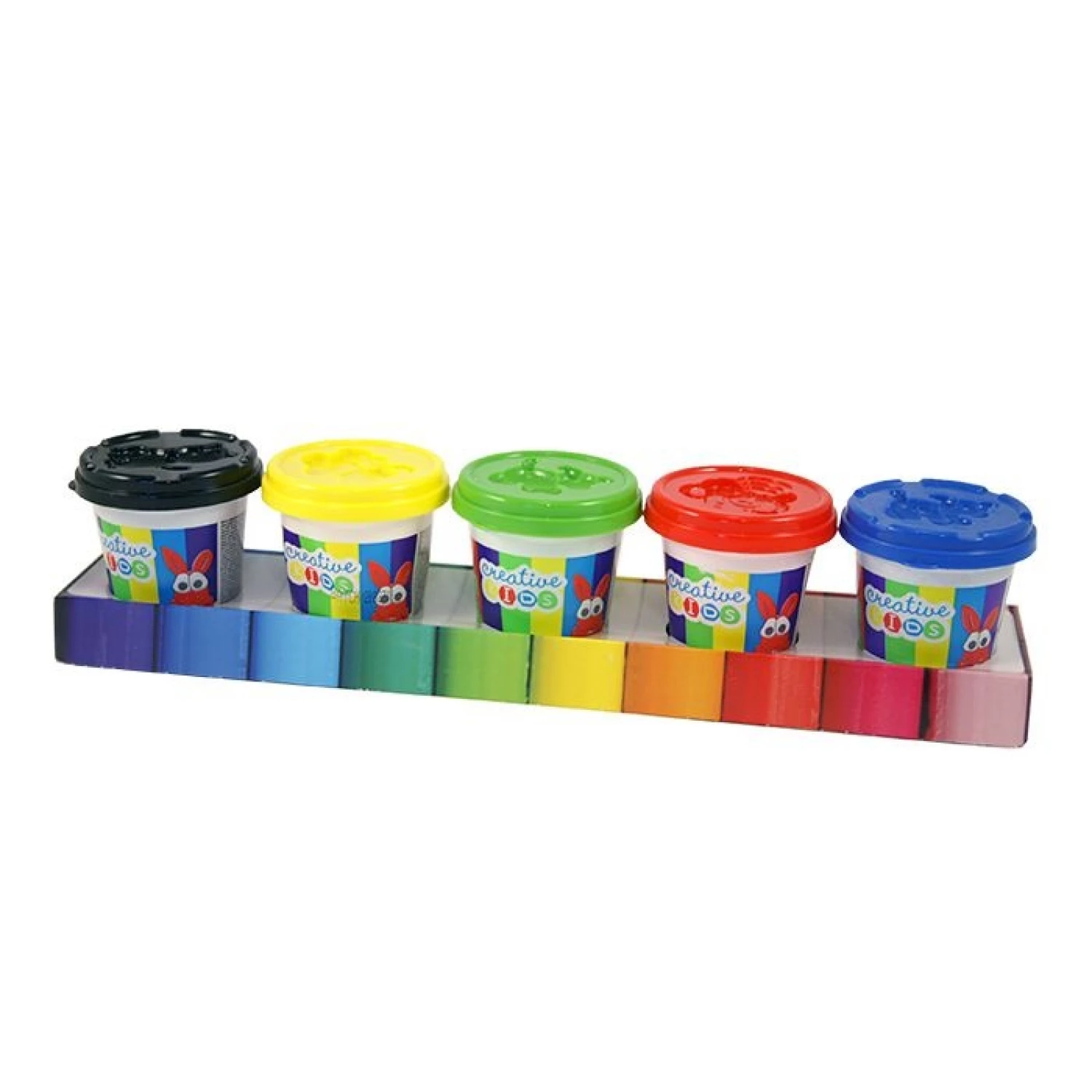 CREATIVE KIDS PLASTELIN SET OSNOVNE BOJE 5X140G