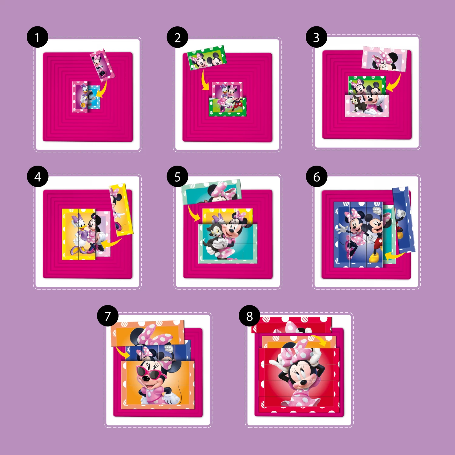 EDUKATIVNA SLAGALICA PROGRESSIVE DISNEY MINNIE 8PCS LISCIANI