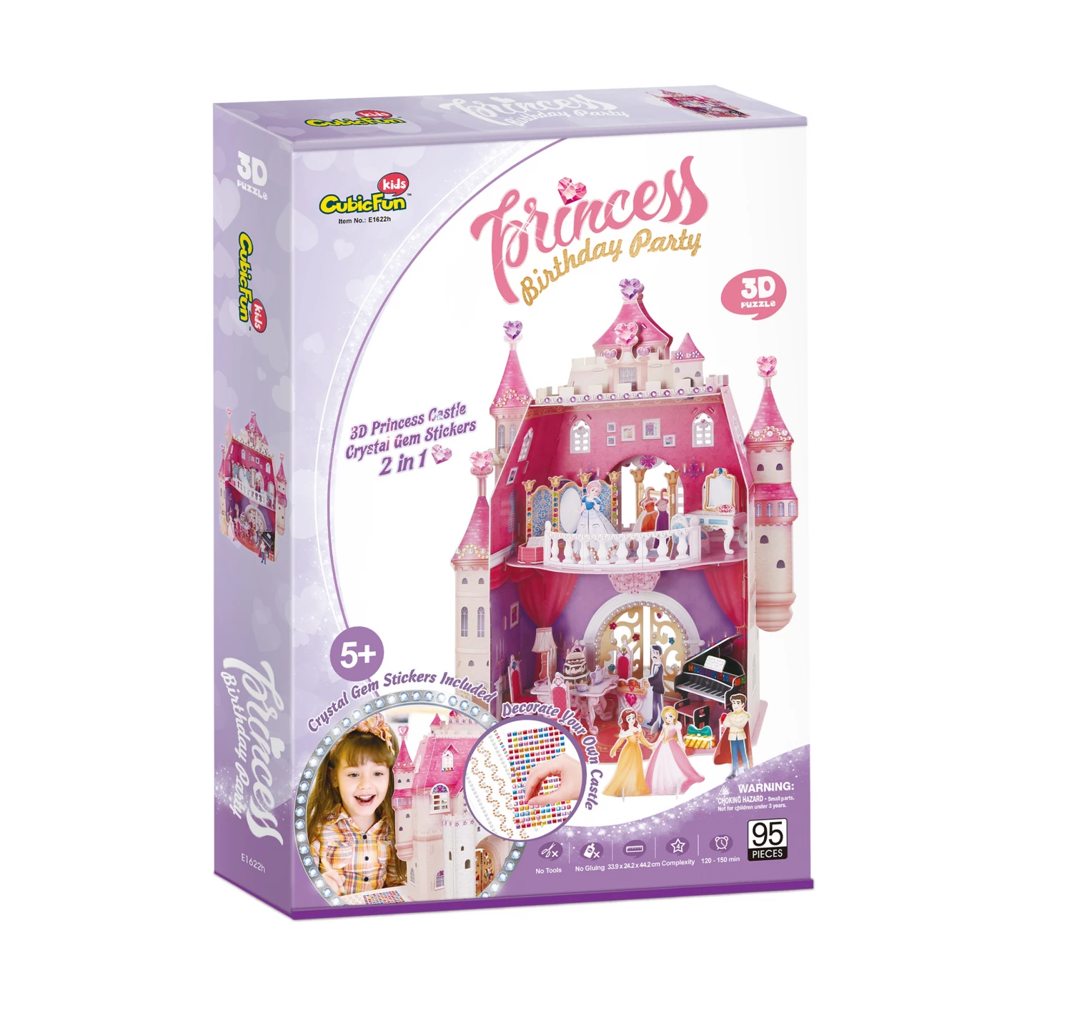 CUBICFUN PUZZLE PRINCESS BIRTHDAY