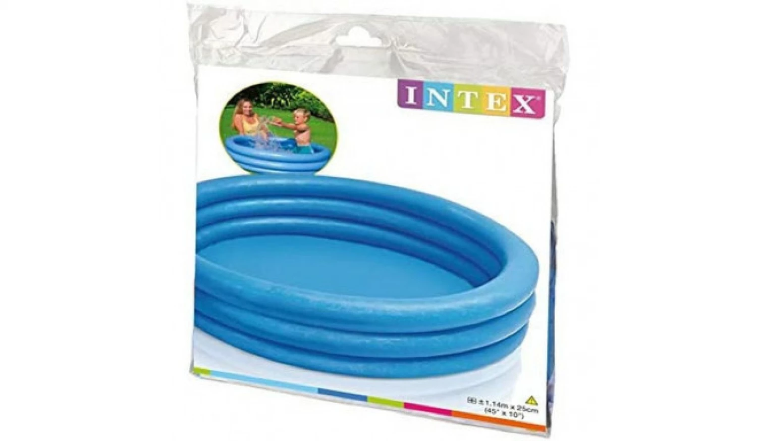 INTEX BAZEN CRYSTAL BLUE 3 PRSTENA 114X25CM