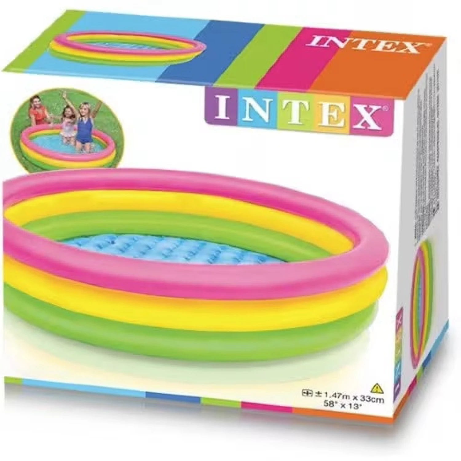 INTEX BAZEN SUNSET SA TRI PRSTENA 147X33CM