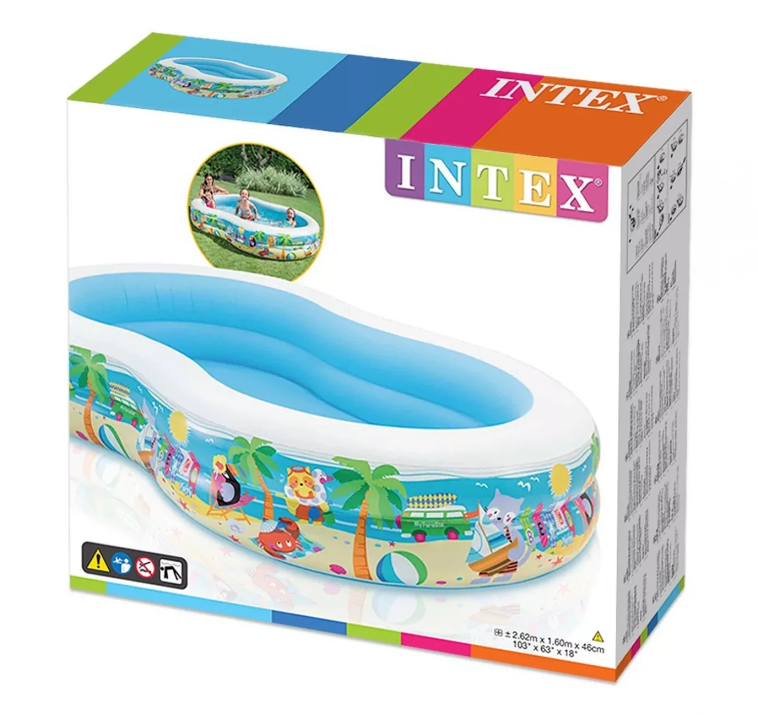INTEX BAZEN SWIM CENTER 262X160CM