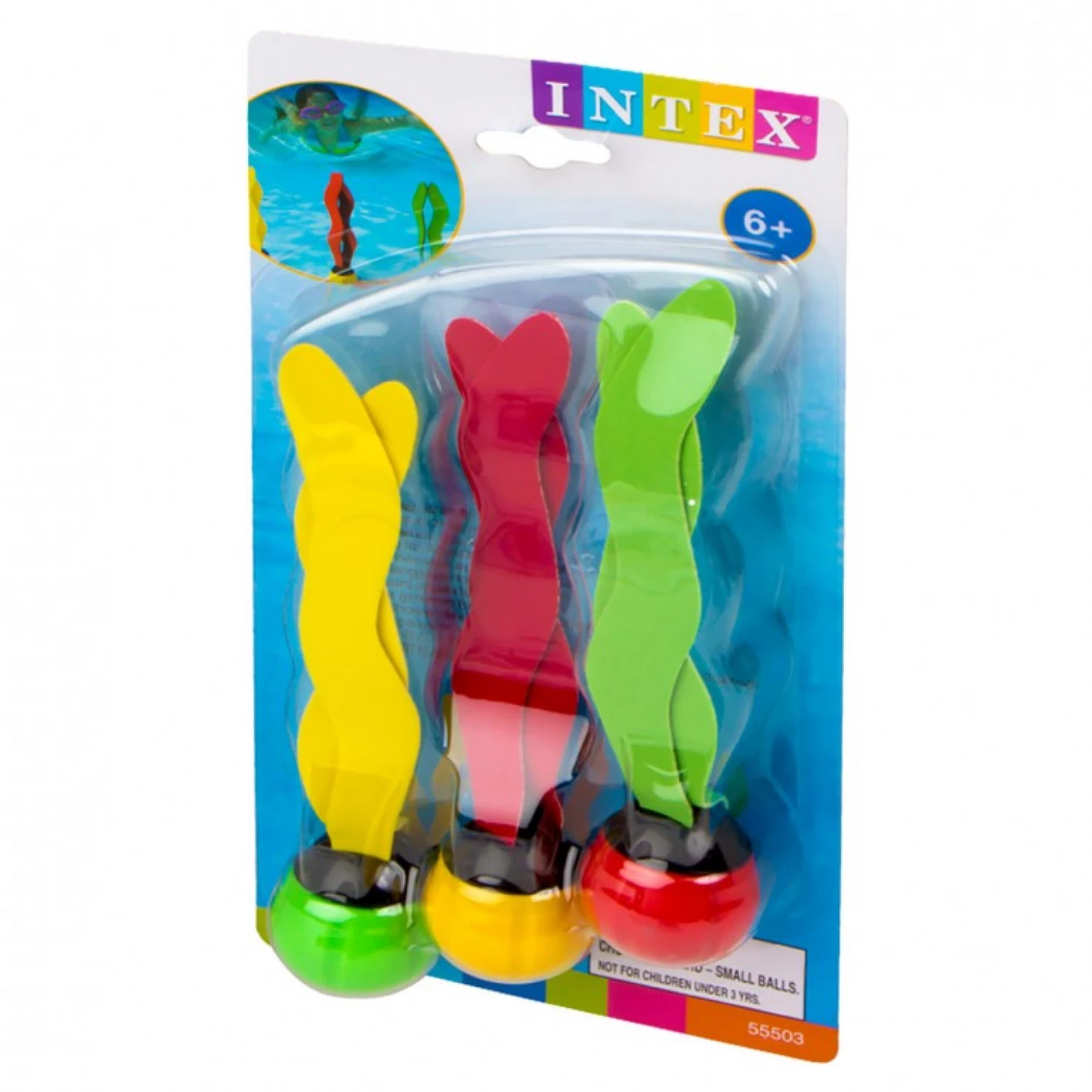 INTEX LOPTICE ZA BAZEN 3PCS 55503
