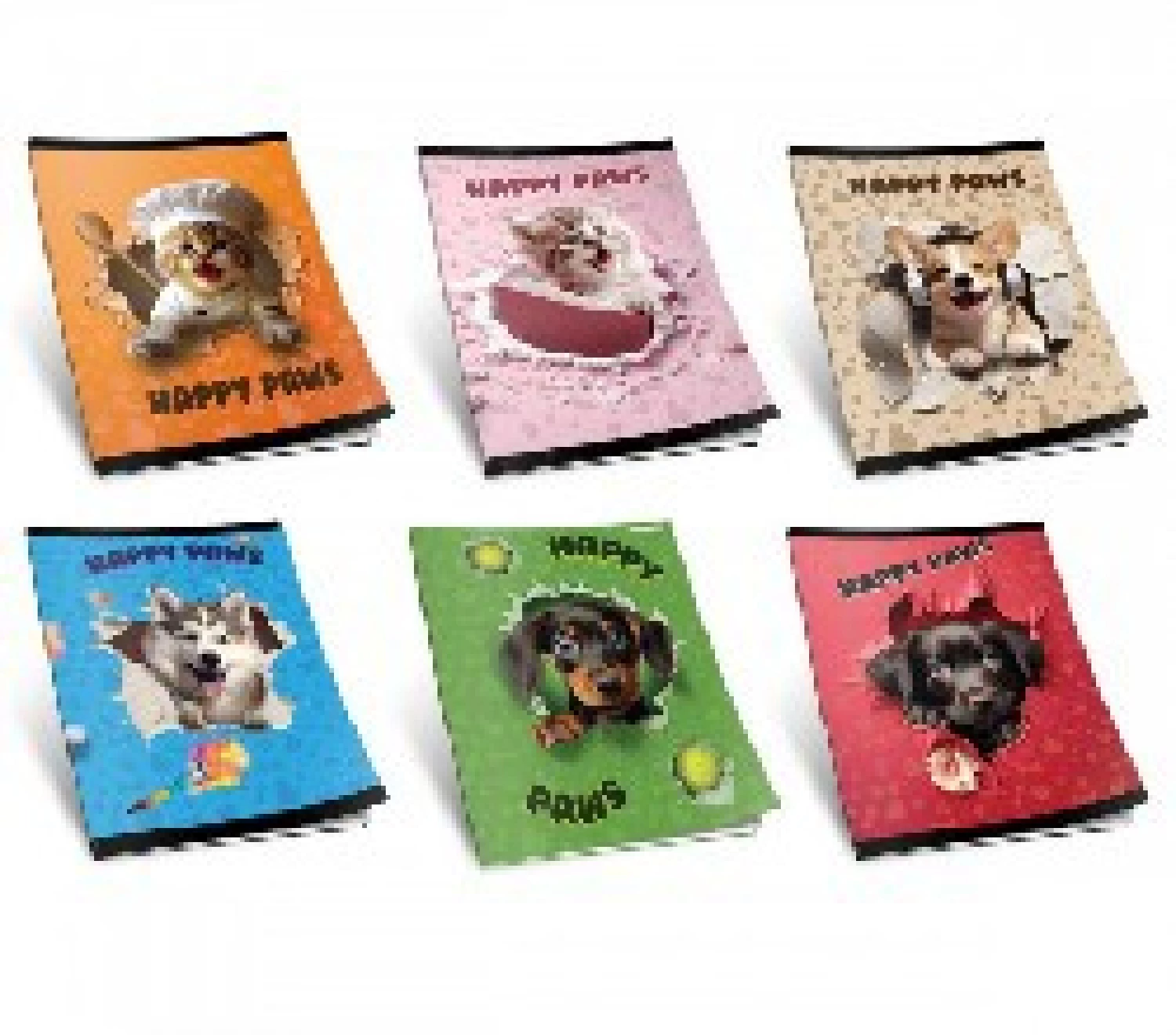 Sveska A5 dikto happy paws UNL-2155