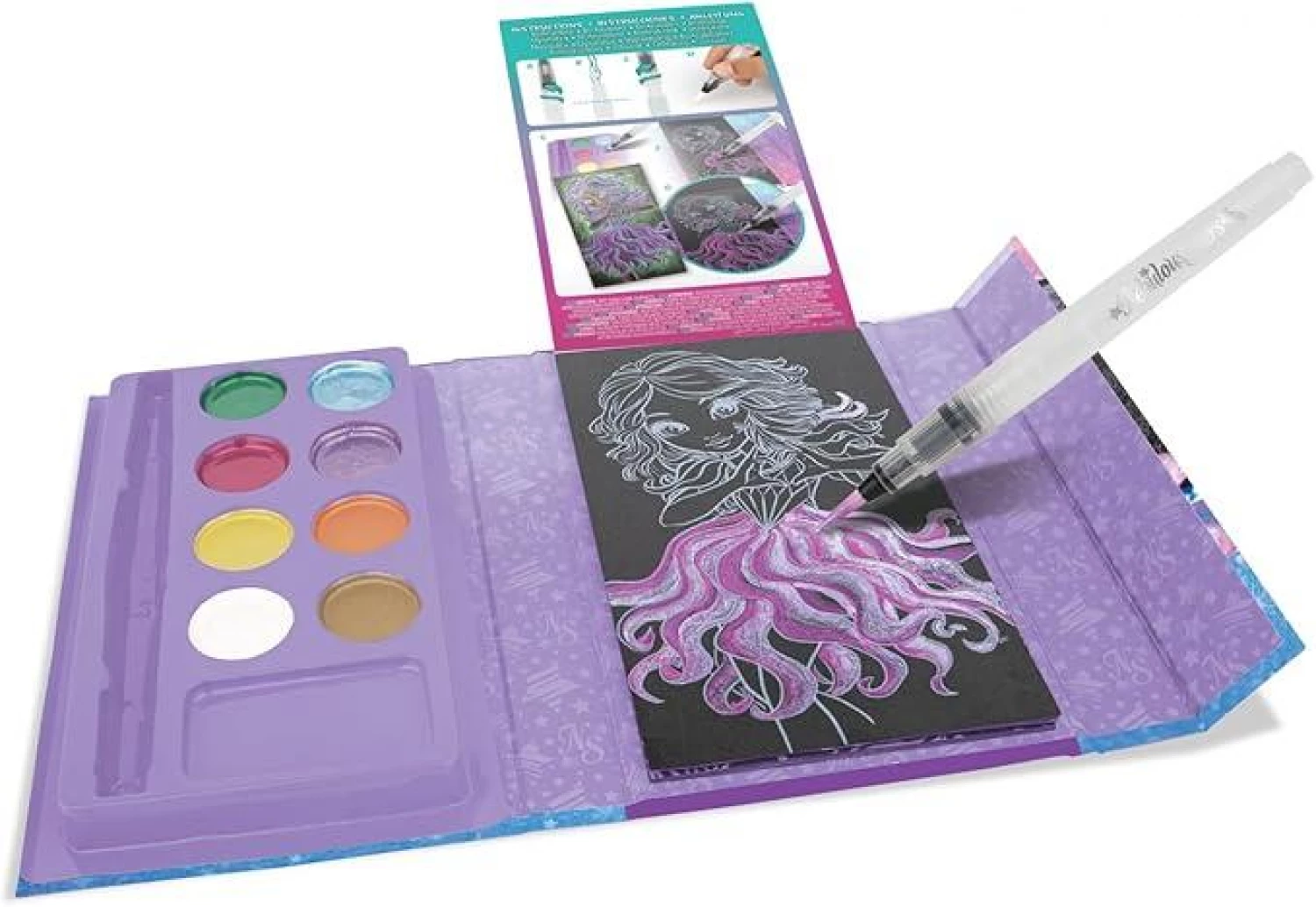 NEBULOUS STAR AKVAREL BOJANKA SA CRNIM LISTOVIMA