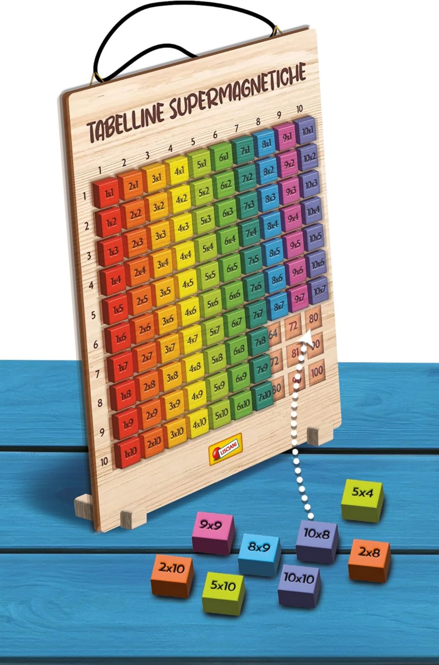 DRVENI EDUKATIVNI SET TABLICA MNOZENJA