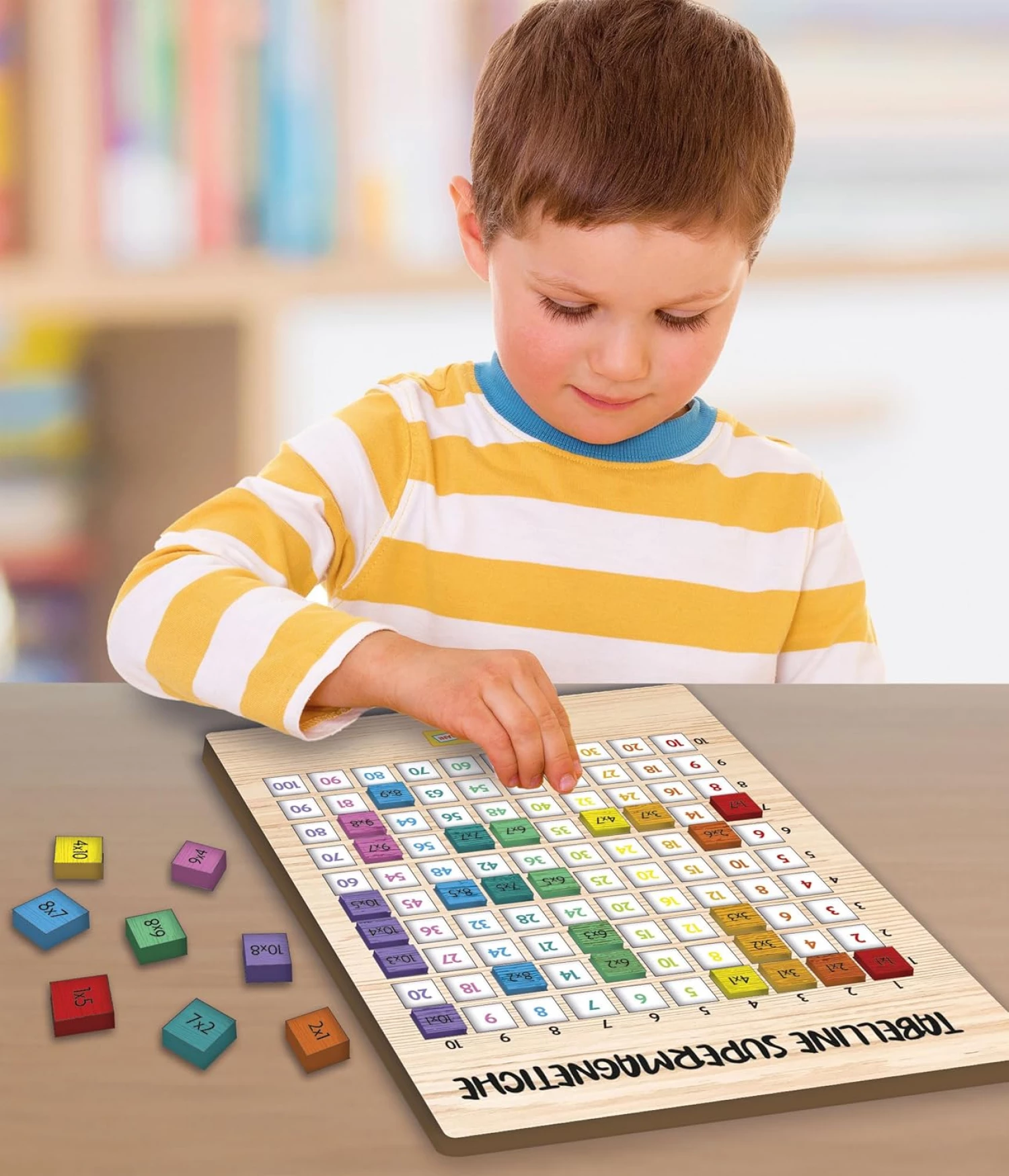 DRVENI EDUKATIVNI SET TABLICA MNOZENJA